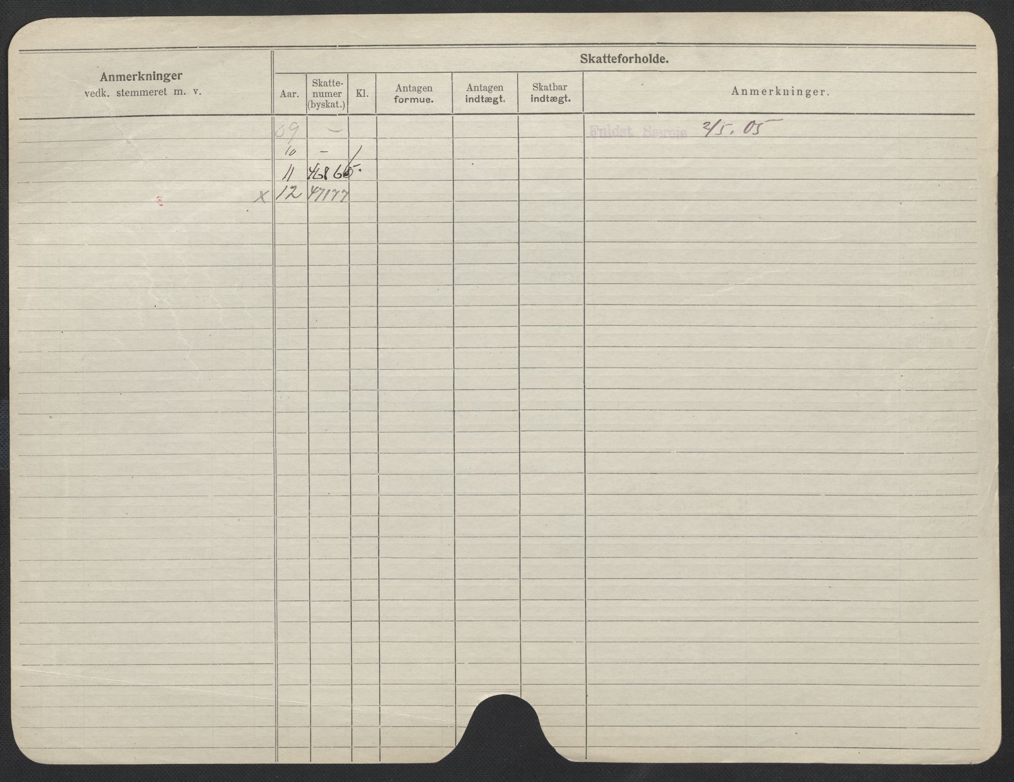 Oslo folkeregister, Registerkort, AV/SAO-A-11715/F/Fa/Fac/L0011: Menn, 1906-1914, s. 838b