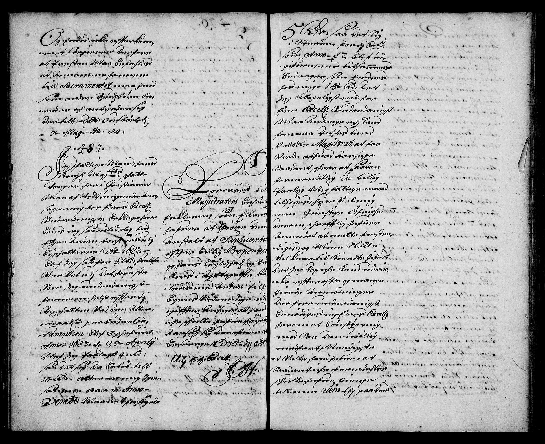 Stattholderembetet 1572-1771, AV/RA-EA-2870/Ae/L0001: Supplikasjons- og resolusjonsprotokoll, 1683-1684