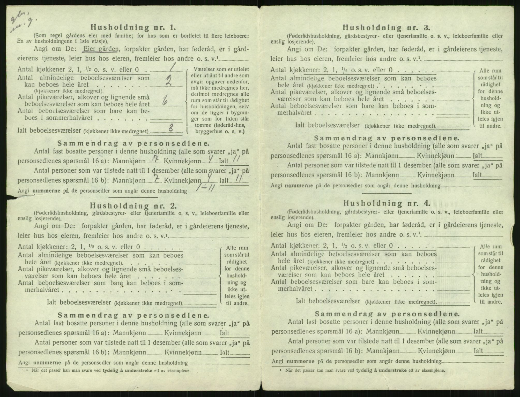 SAT, Folketelling 1920 for 1859 Flakstad herred, 1920, s. 28