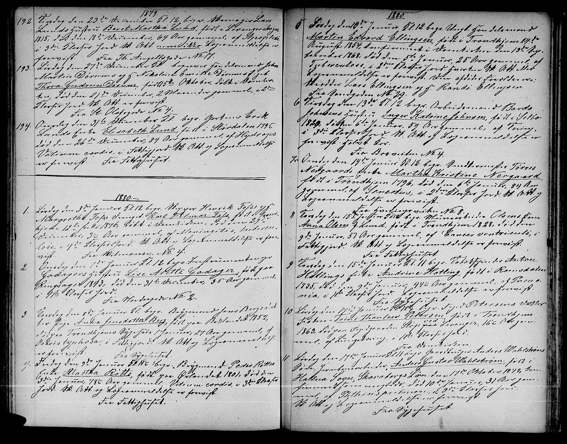 Ministerialprotokoller, klokkerbøker og fødselsregistre - Sør-Trøndelag, AV/SAT-A-1456/601/L0084: Klokkerbok nr. 601C02, 1856-1881
