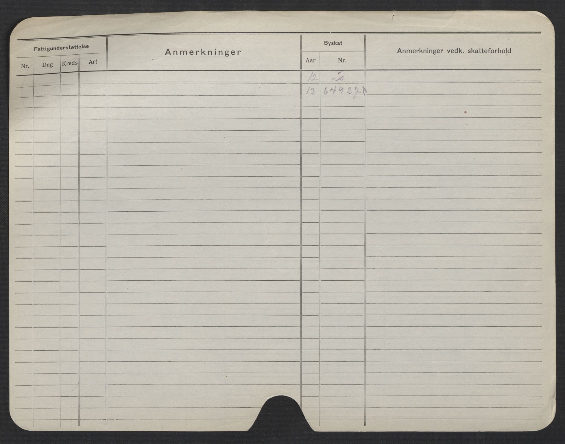 Oslo folkeregister, Registerkort, SAO/A-11715/F/Fa/Fac/L0006: Menn, 1906-1914, s. 626b