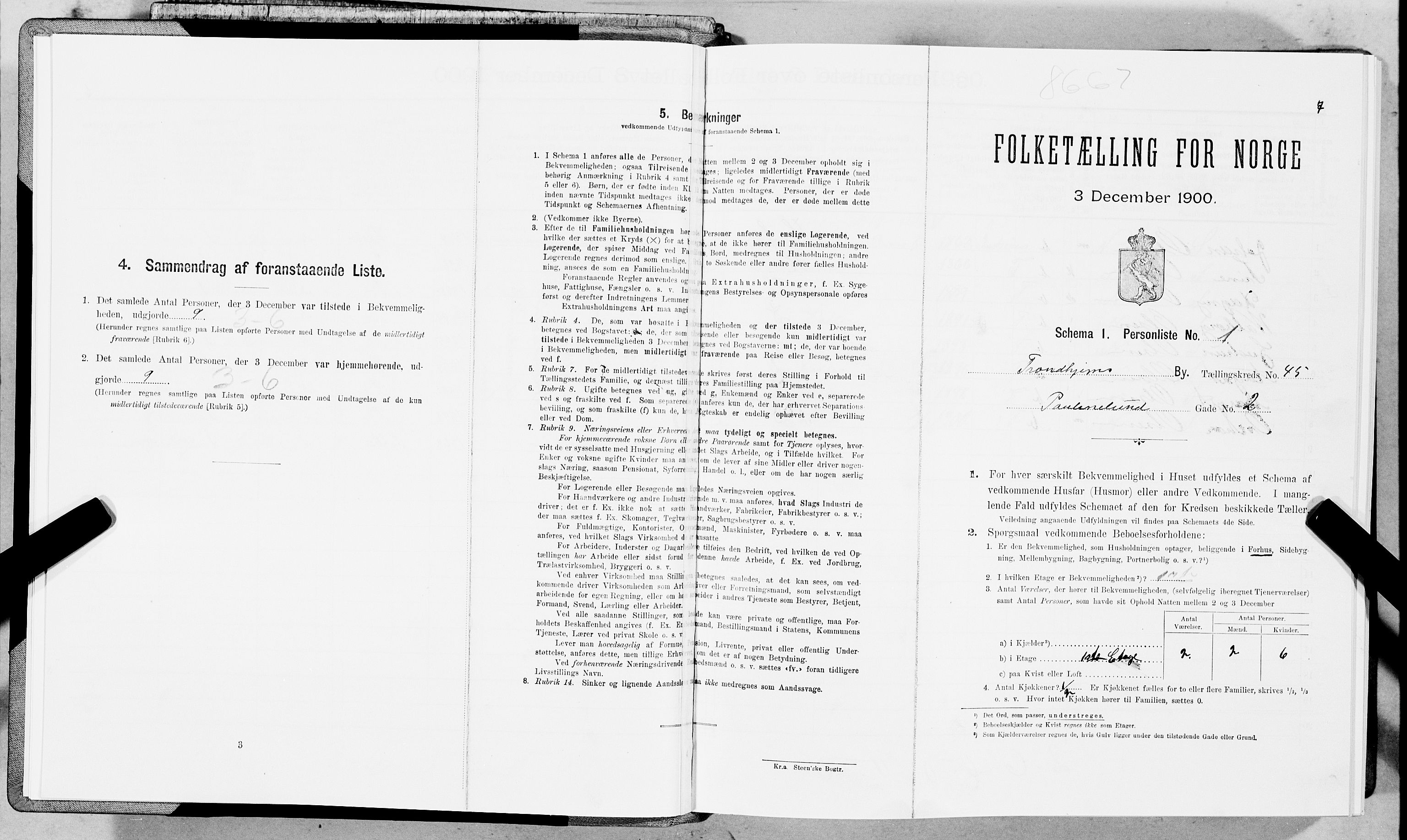 SAT, Folketelling 1900 for 1601 Trondheim kjøpstad, 1900, s. 7310