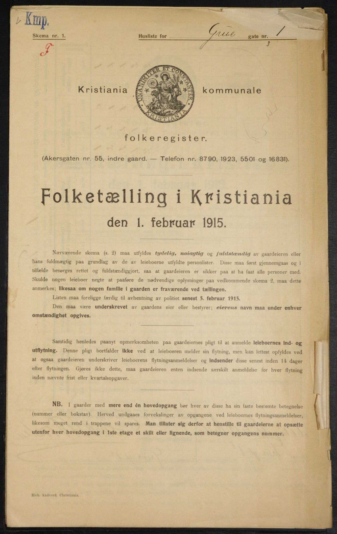 OBA, Kommunal folketelling 1.2.1915 for Kristiania, 1915, s. 29824