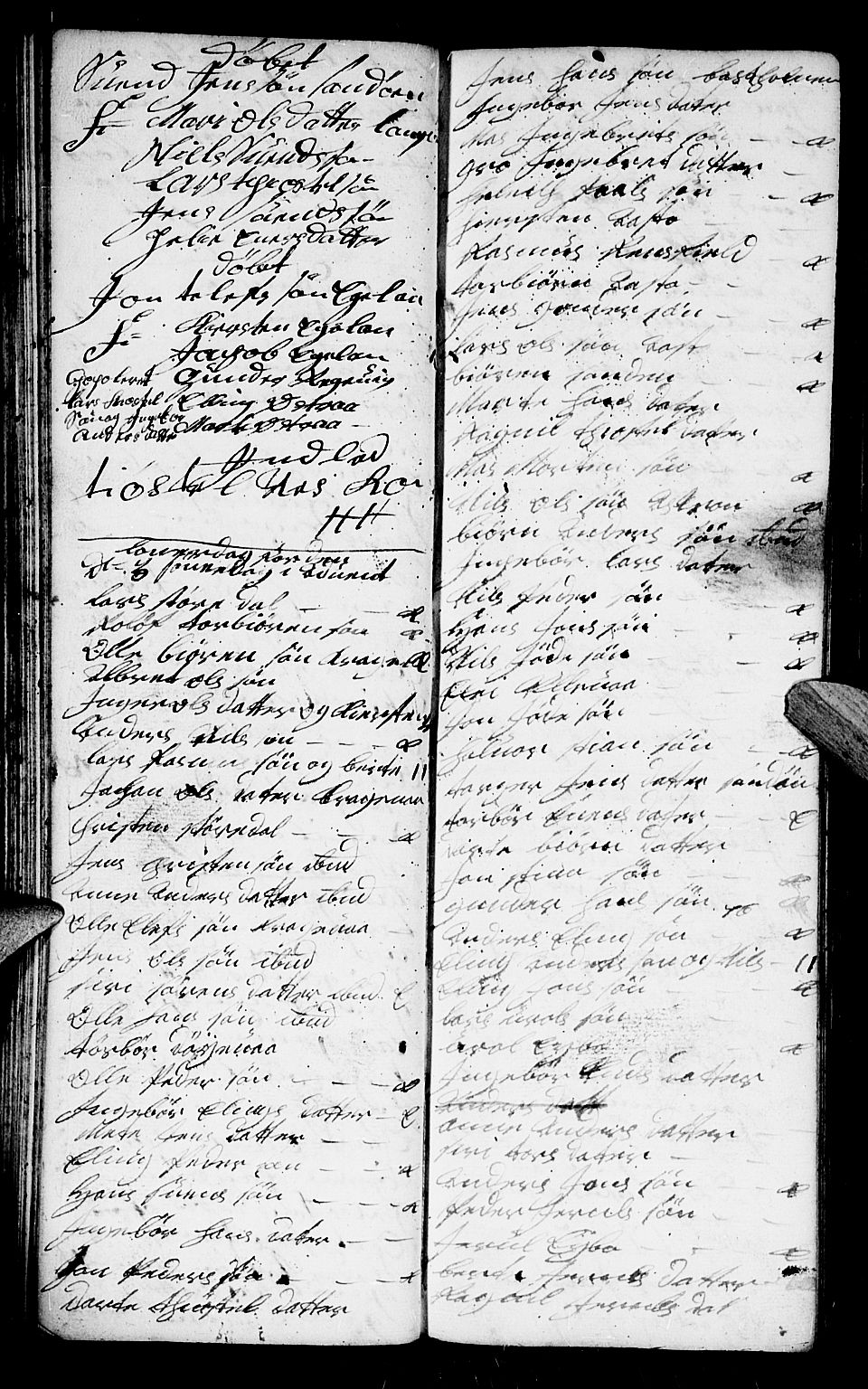 Dypvåg sokneprestkontor, AV/SAK-1111-0007/F/Fb/Fba/L0005: Klokkerbok nr. B 5, 1732-1746, s. 42