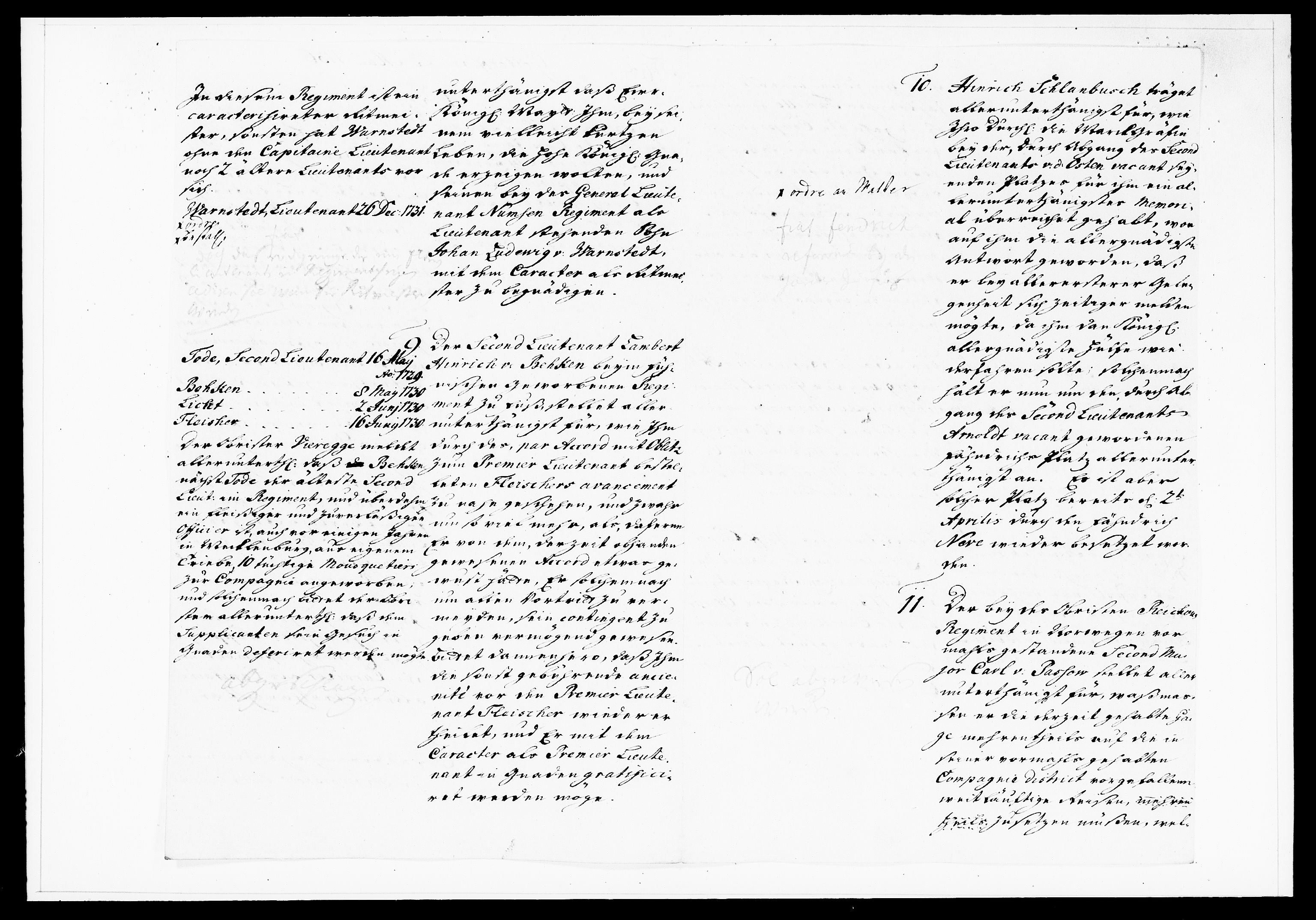 Krigskollegiet, Krigskancelliet, DRA/A-0006/-/1130-1137: Refererede sager, 1736, s. 187