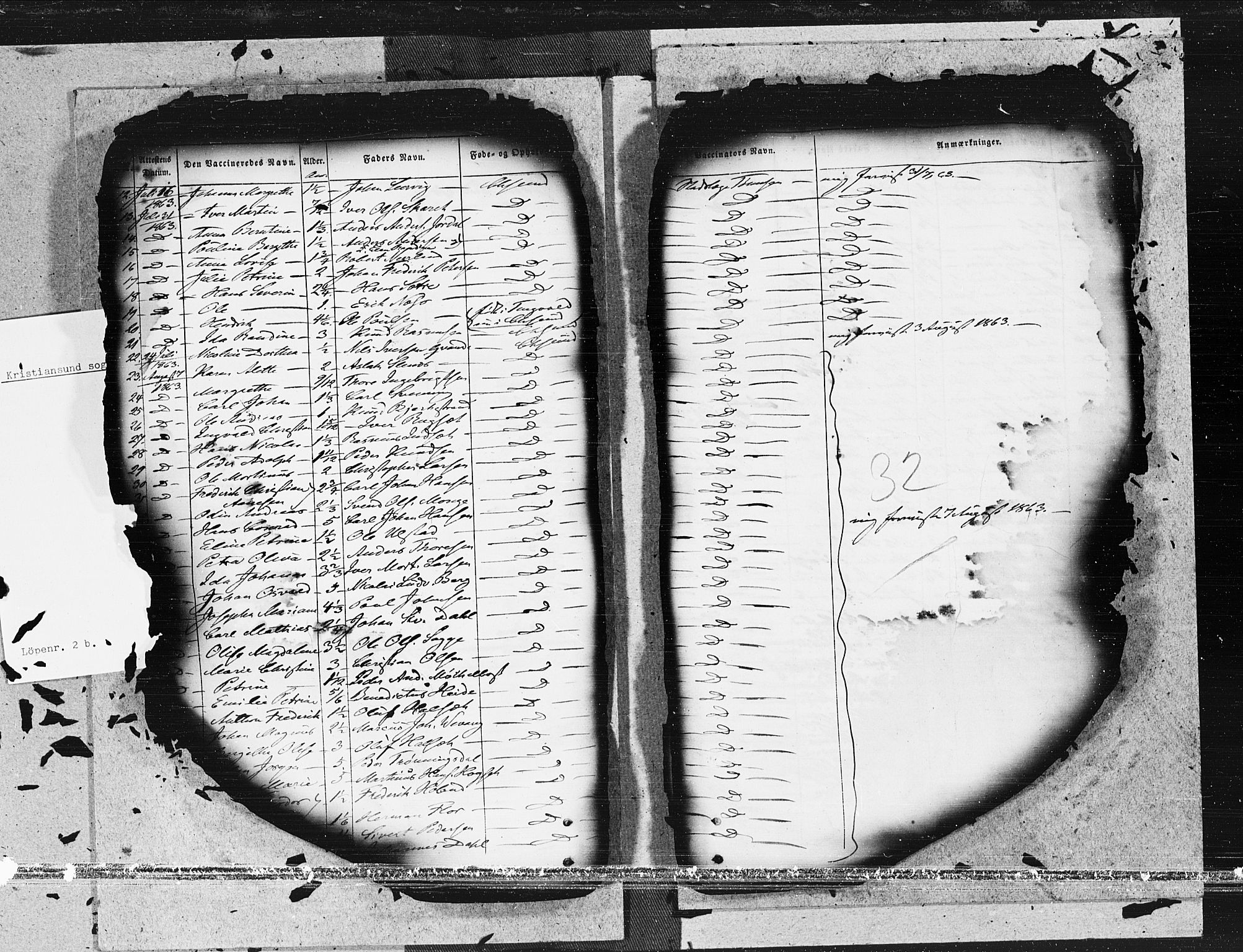 Kristiansund sokneprestkontor, AV/SAT-A-1068/1/I/I1: Ministerialbok nr. 2b, 1855-1865, s. 32