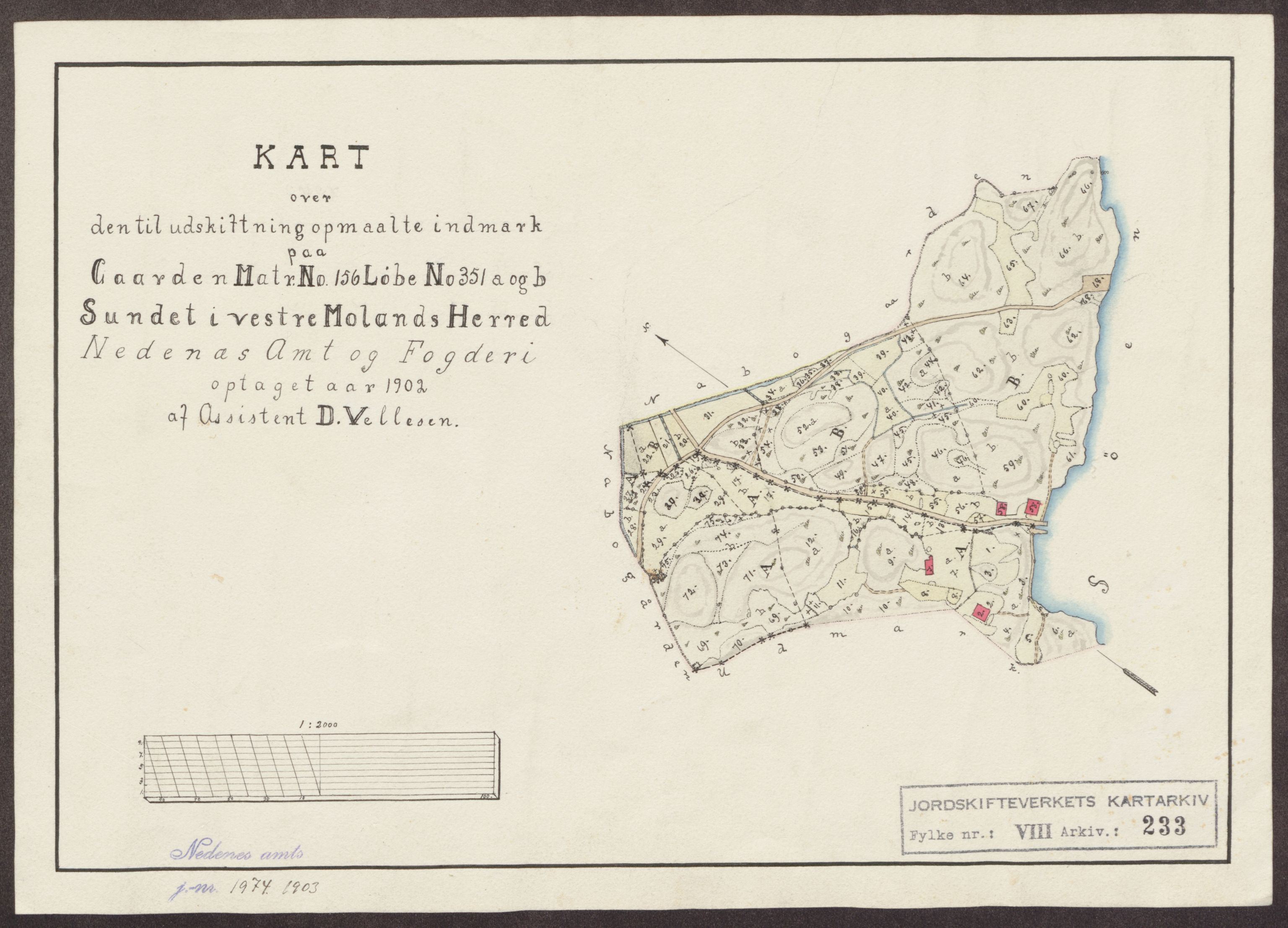 Jordskifteverkets kartarkiv, AV/RA-S-3929/T, 1859-1988, s. 268