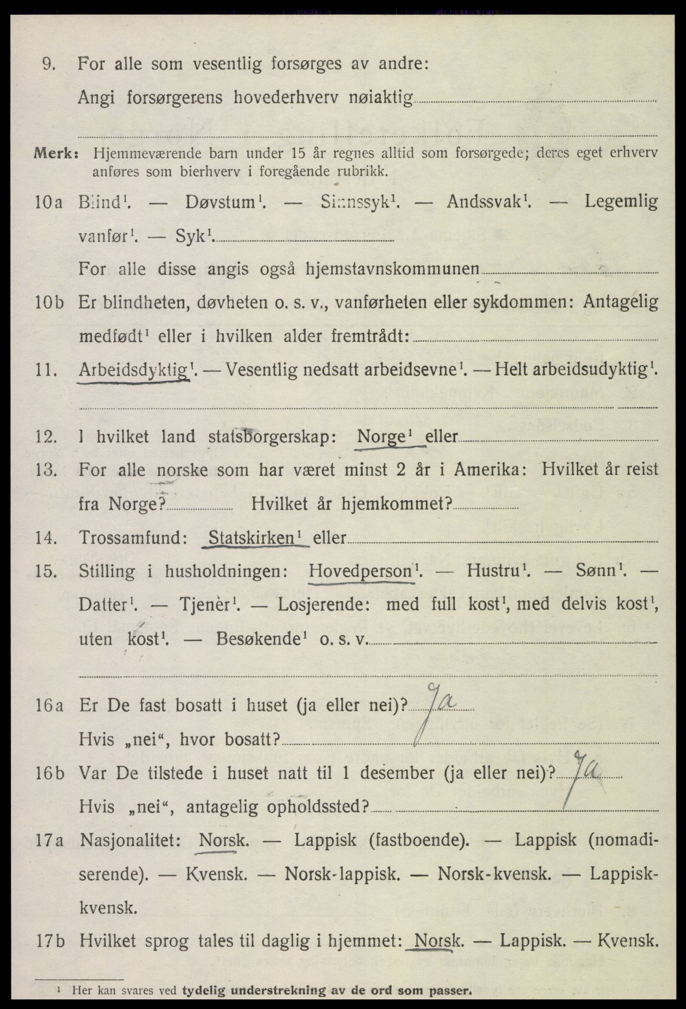 SAT, Folketelling 1920 for 1718 Leksvik herred, 1920, s. 4403