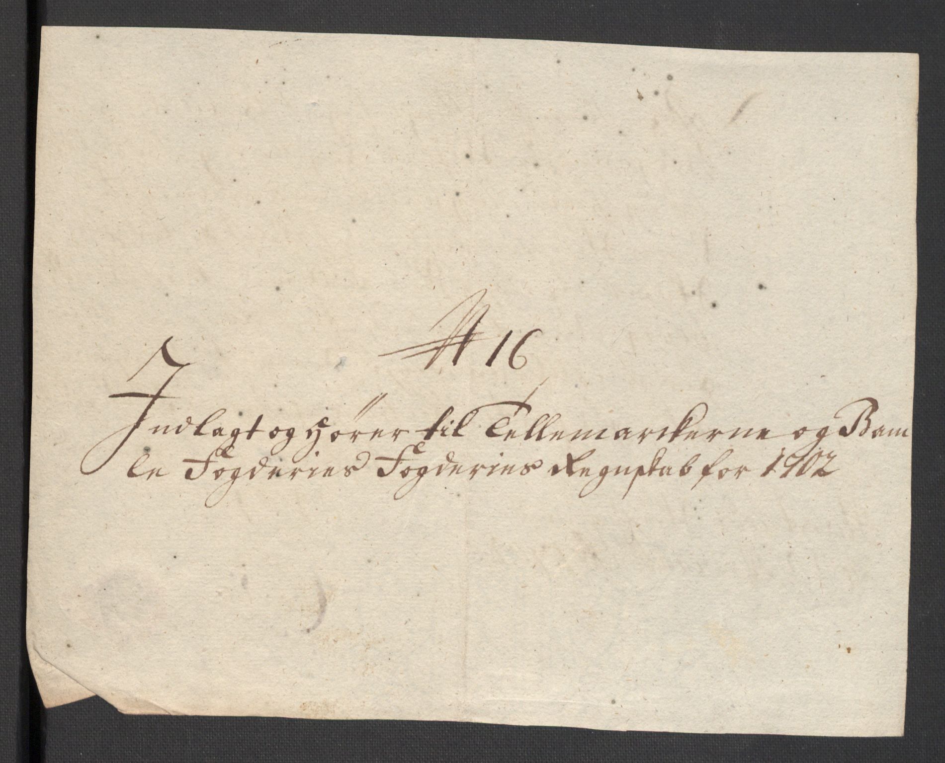 Rentekammeret inntil 1814, Reviderte regnskaper, Fogderegnskap, AV/RA-EA-4092/R36/L2107: Fogderegnskap Øvre og Nedre Telemark og Bamble, 1702, s. 275