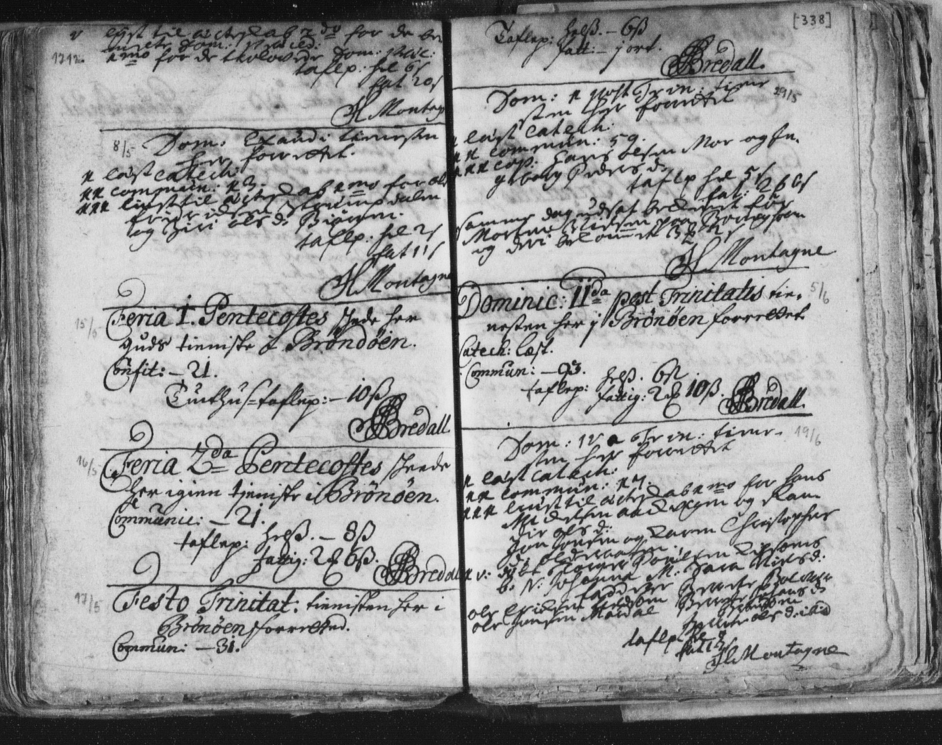Ministerialprotokoller, klokkerbøker og fødselsregistre - Nordland, AV/SAT-A-1459/813/L0192: Ministerialbok nr. 813A02, 1677-1718, s. 338