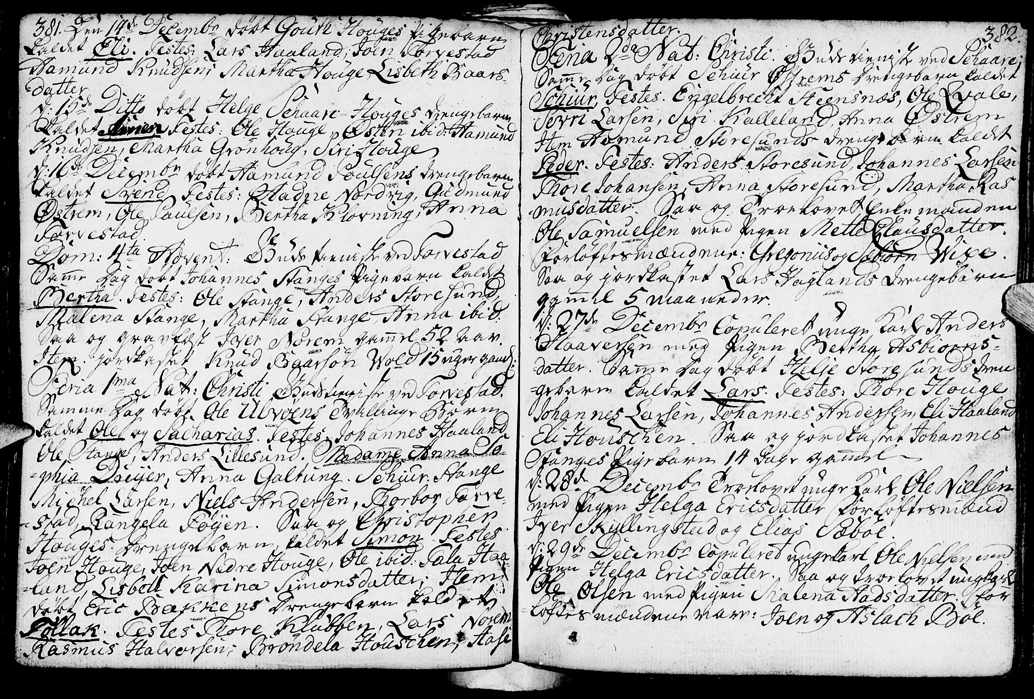 Torvastad sokneprestkontor, AV/SAST-A -101857/H/Ha/Haa/L0001: Ministerialbok nr. A 1, 1753-1800, s. 381-382