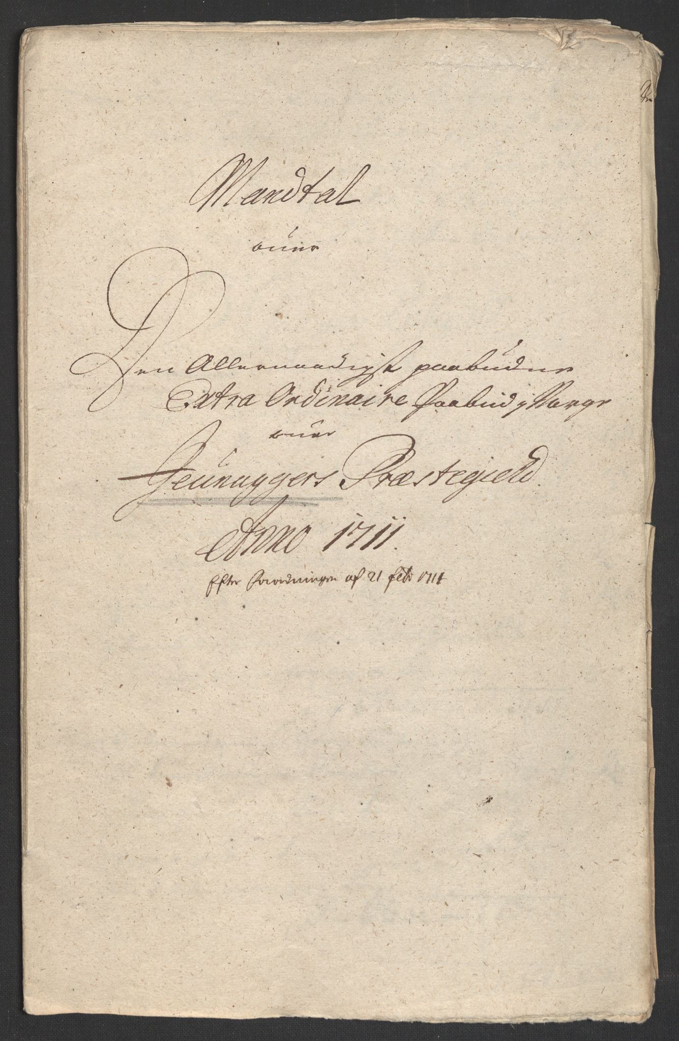 Rentekammeret inntil 1814, Reviderte regnskaper, Fogderegnskap, RA/EA-4092/R18/L1308: Fogderegnskap Hadeland, Toten og Valdres, 1711, s. 277