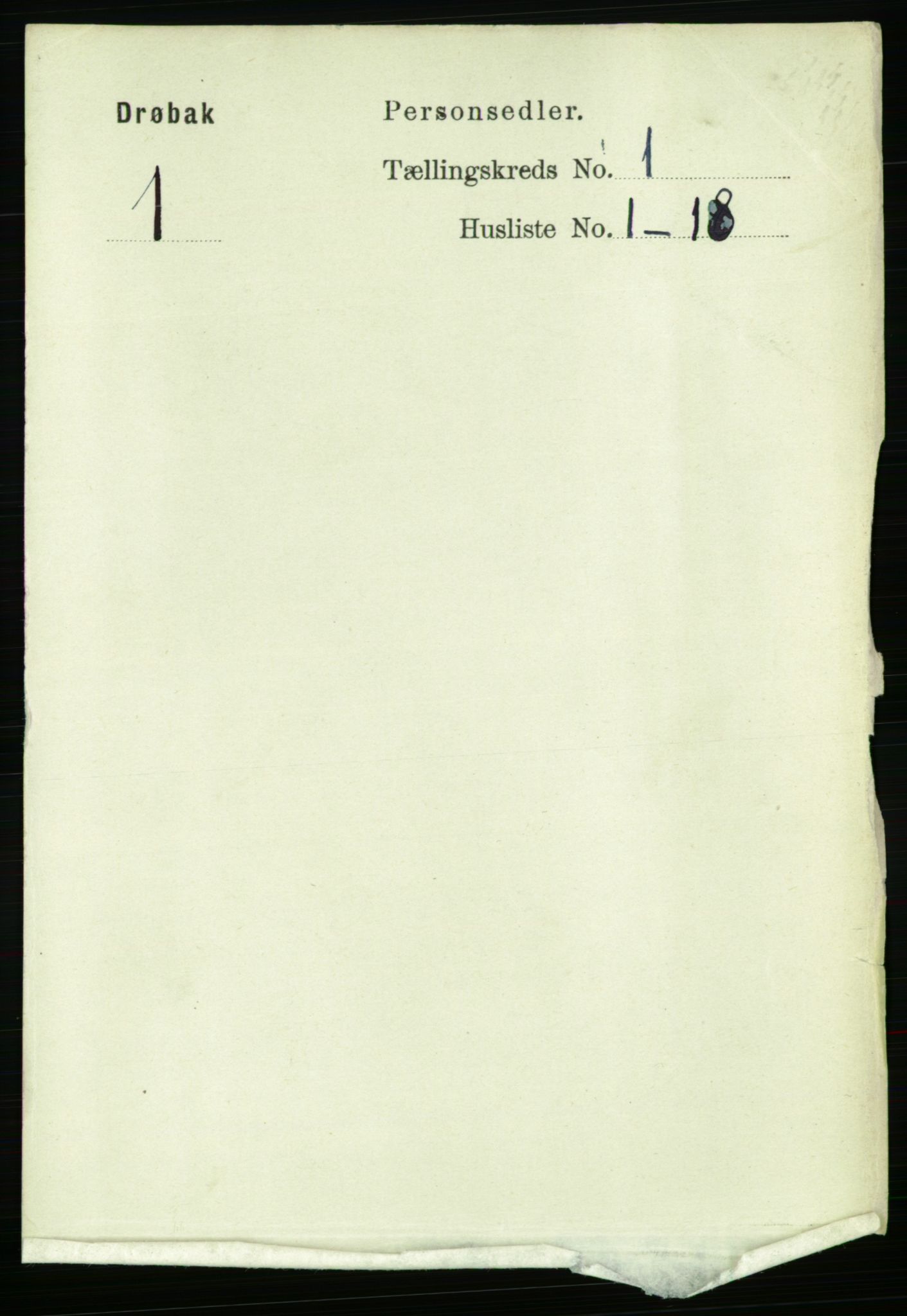 RA, Folketelling 1891 for 0203 Drøbak kjøpstad, 1891, s. 599