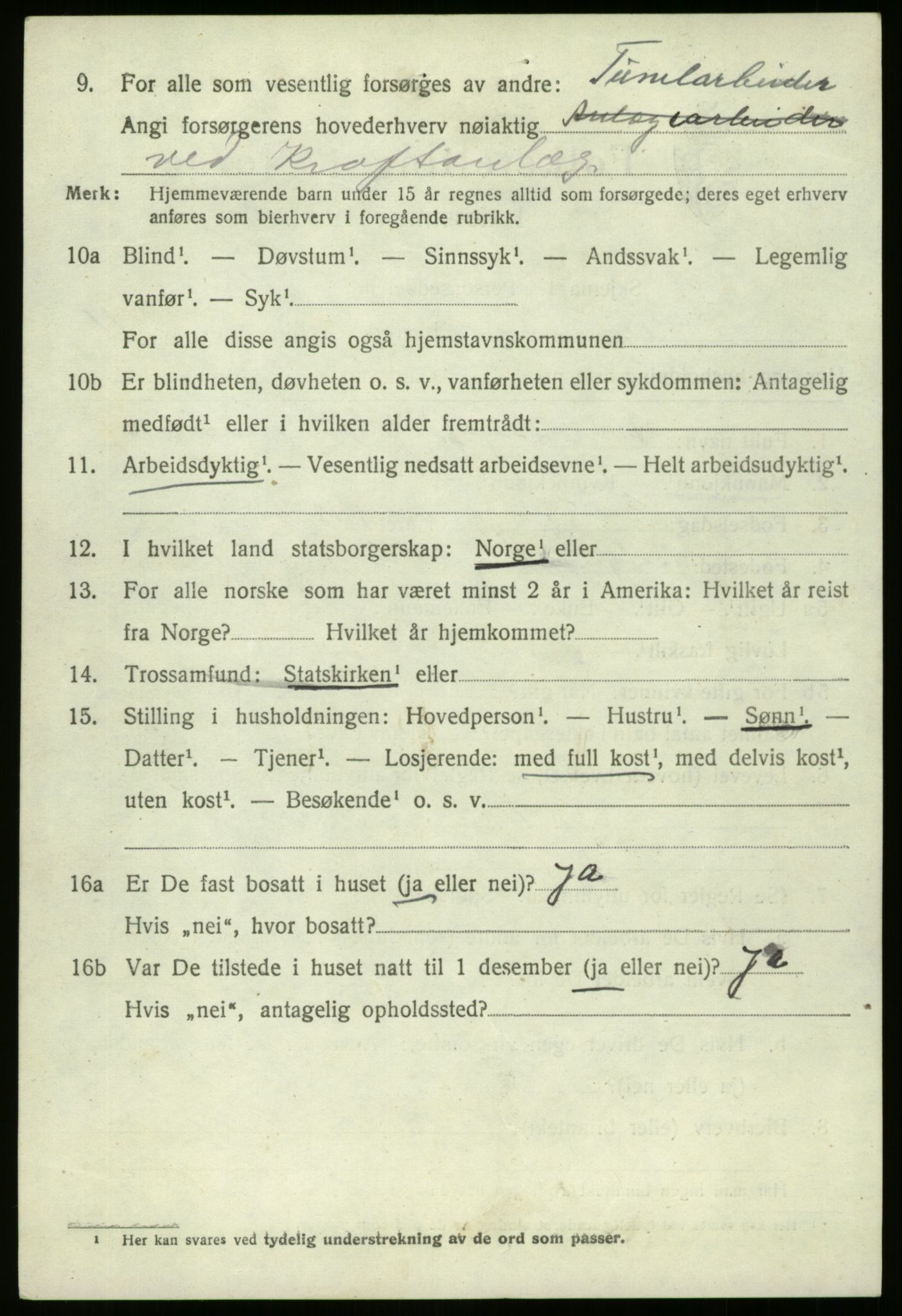 SAB, Folketelling 1920 for 1438 Bremanger herred, 1920, s. 6285
