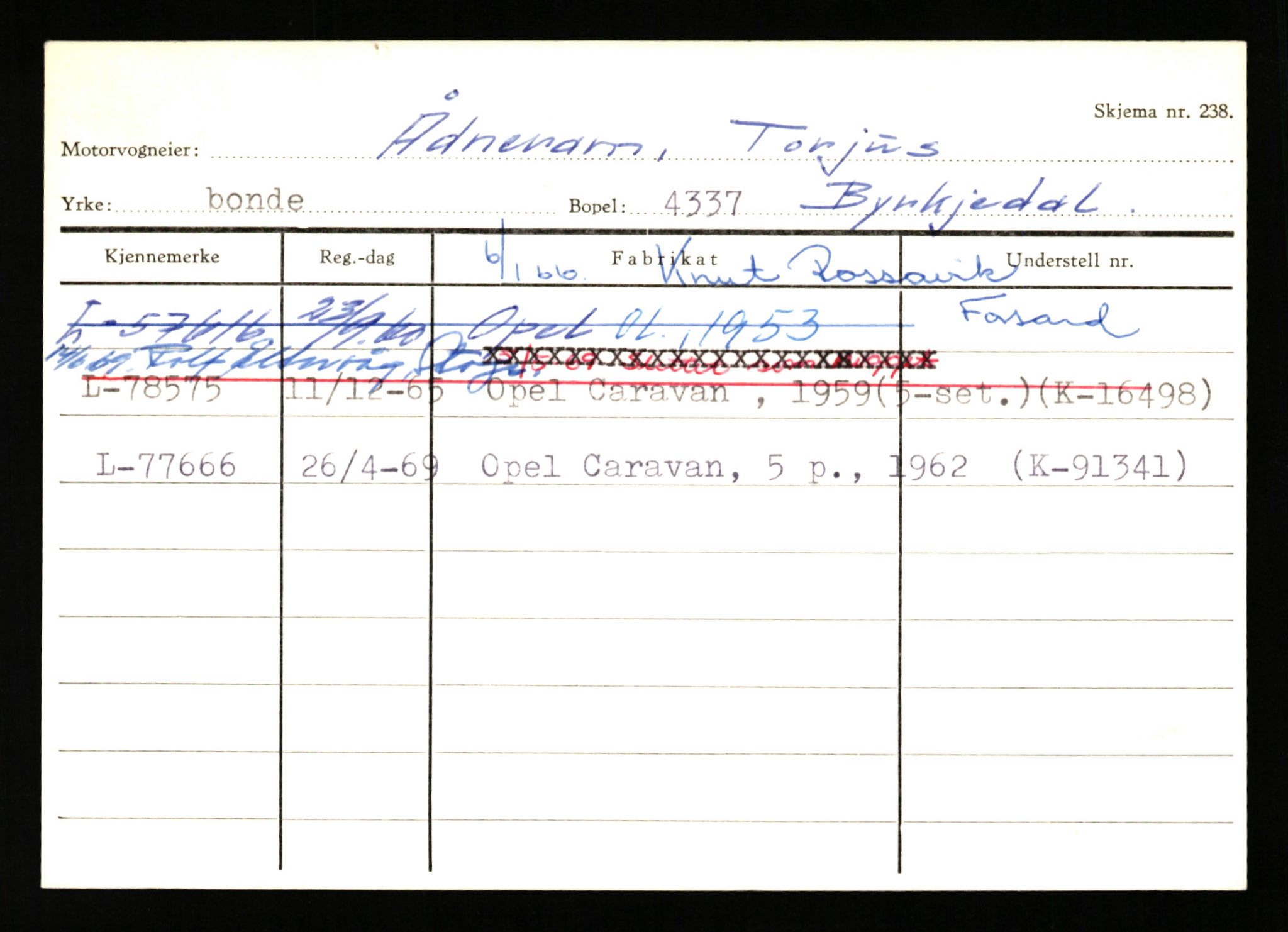 Stavanger trafikkstasjon, AV/SAST-A-101942/0/H/L0044: Øksna - Åmo, 1930-1971, s. 2164