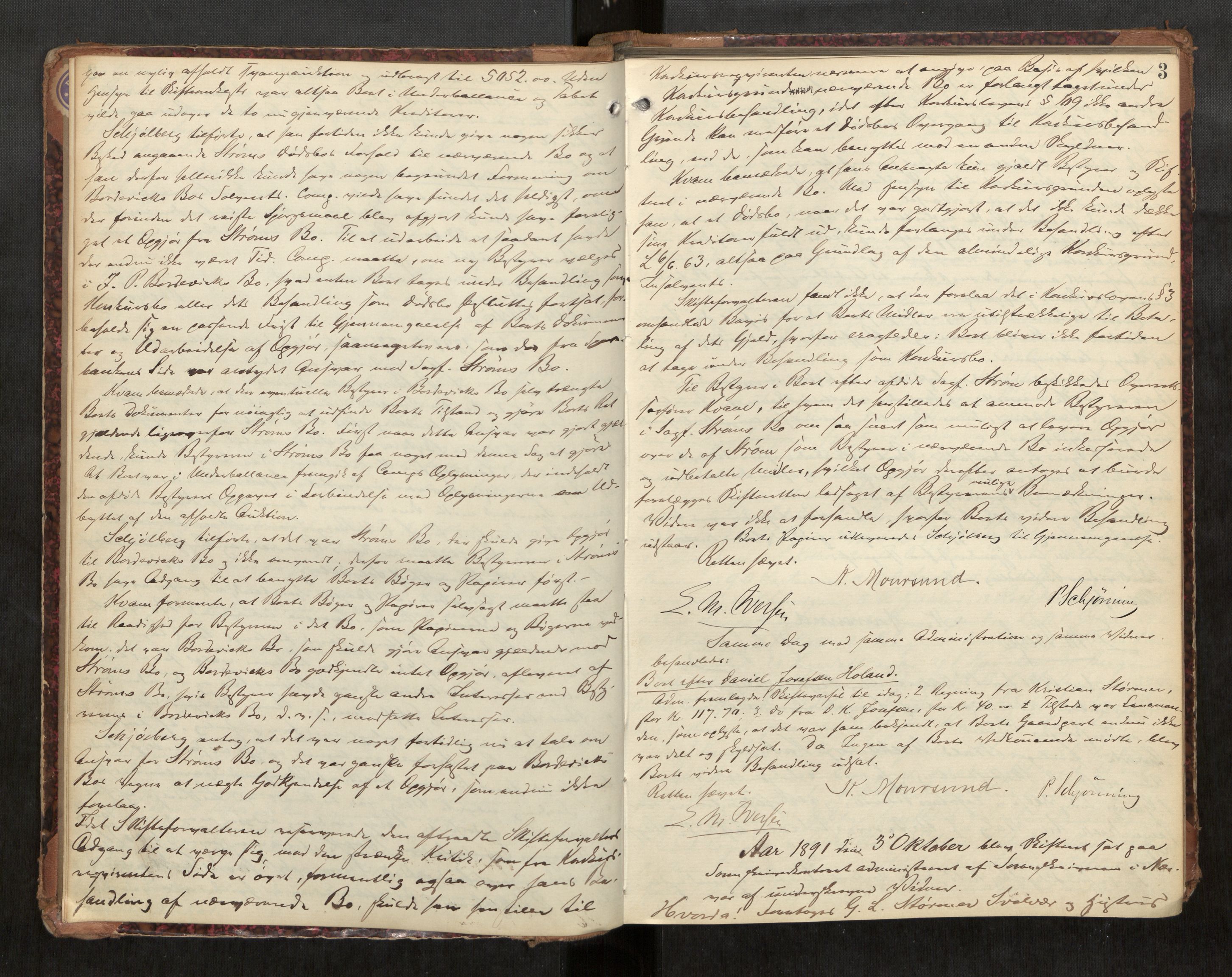 Lofoten sorenskriveri, AV/SAT-A-0017/1/3/3B/L0003: Skifteforhandlings-protokoll, 1891-1895, s. 3