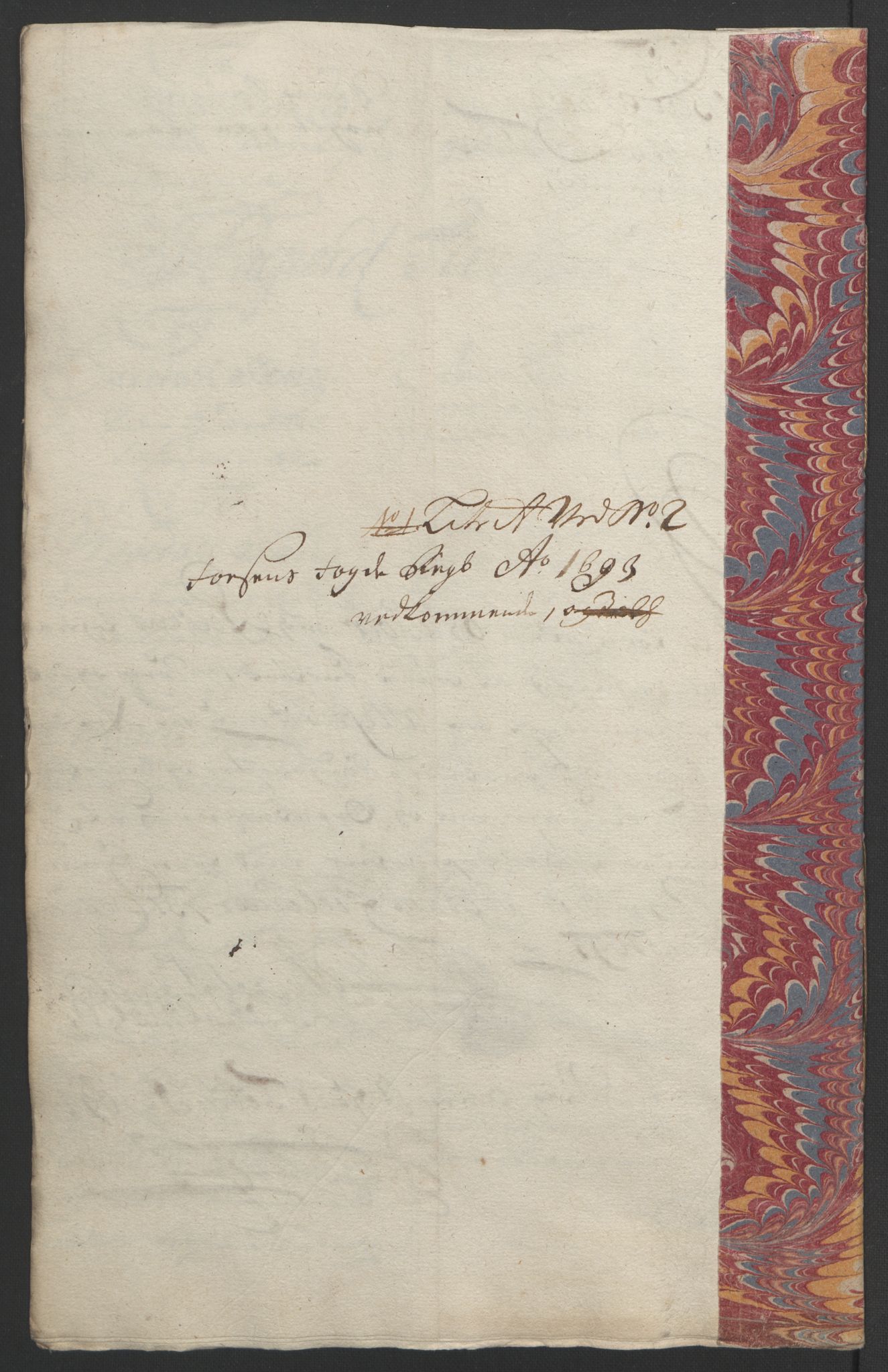 Rentekammeret inntil 1814, Reviderte regnskaper, Fogderegnskap, RA/EA-4092/R57/L3849: Fogderegnskap Fosen, 1692-1693, s. 447