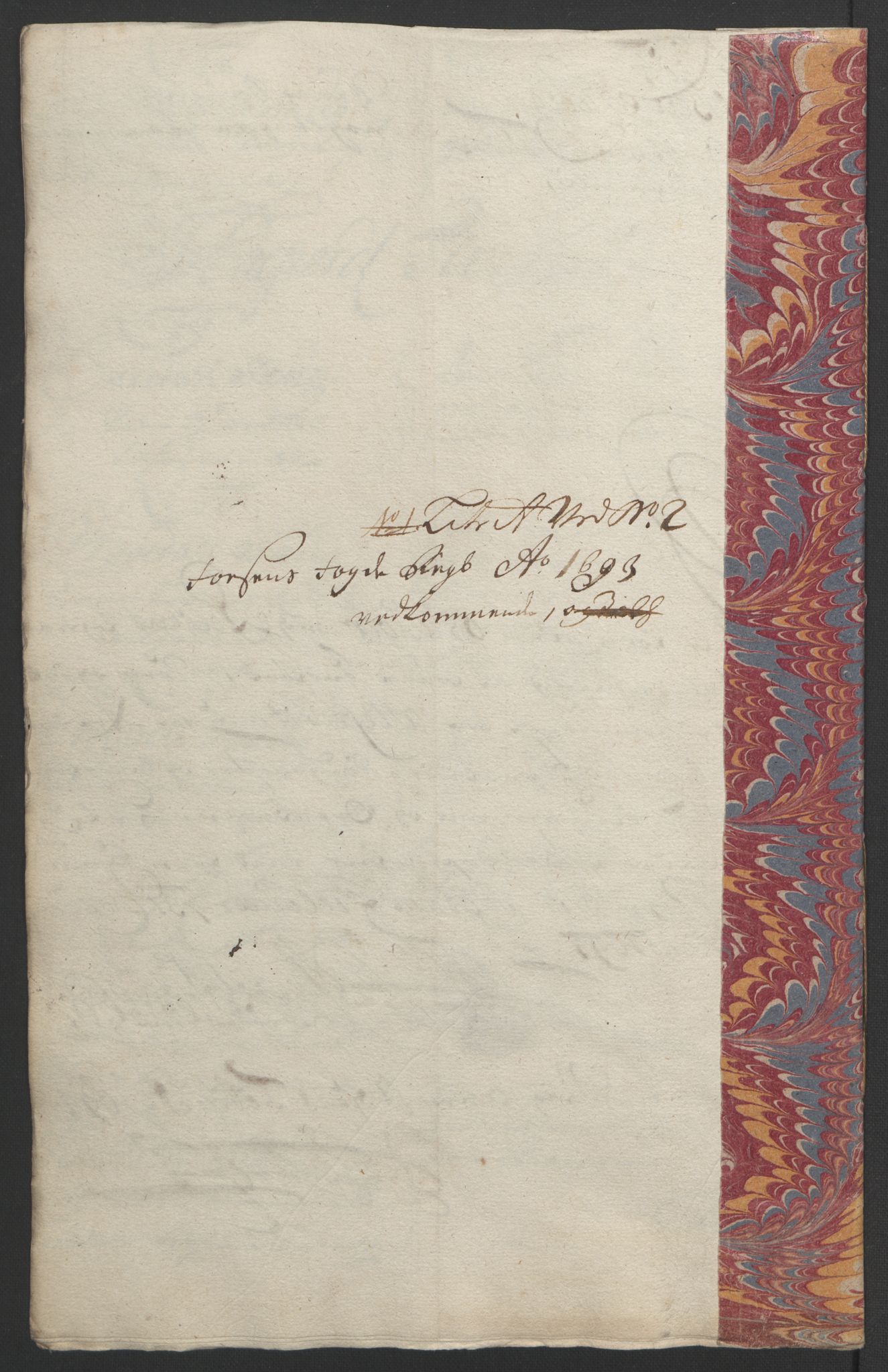 Rentekammeret inntil 1814, Reviderte regnskaper, Fogderegnskap, AV/RA-EA-4092/R57/L3849: Fogderegnskap Fosen, 1692-1693, s. 447