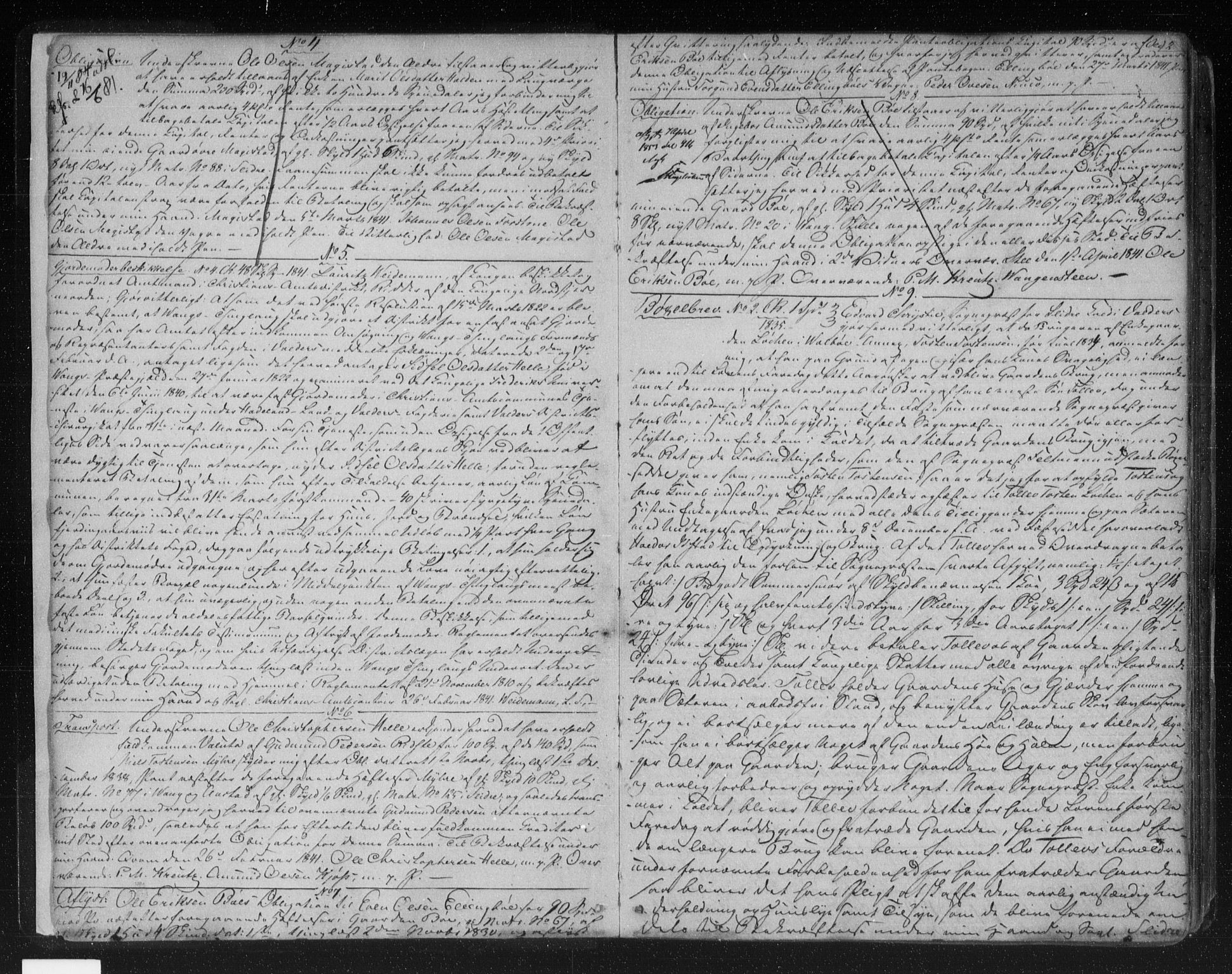 Valdres sorenskriveri, SAH/TING-016/H/Hb/Hba/L0007: Pantebok nr. 7, 1841-1845, s. 2