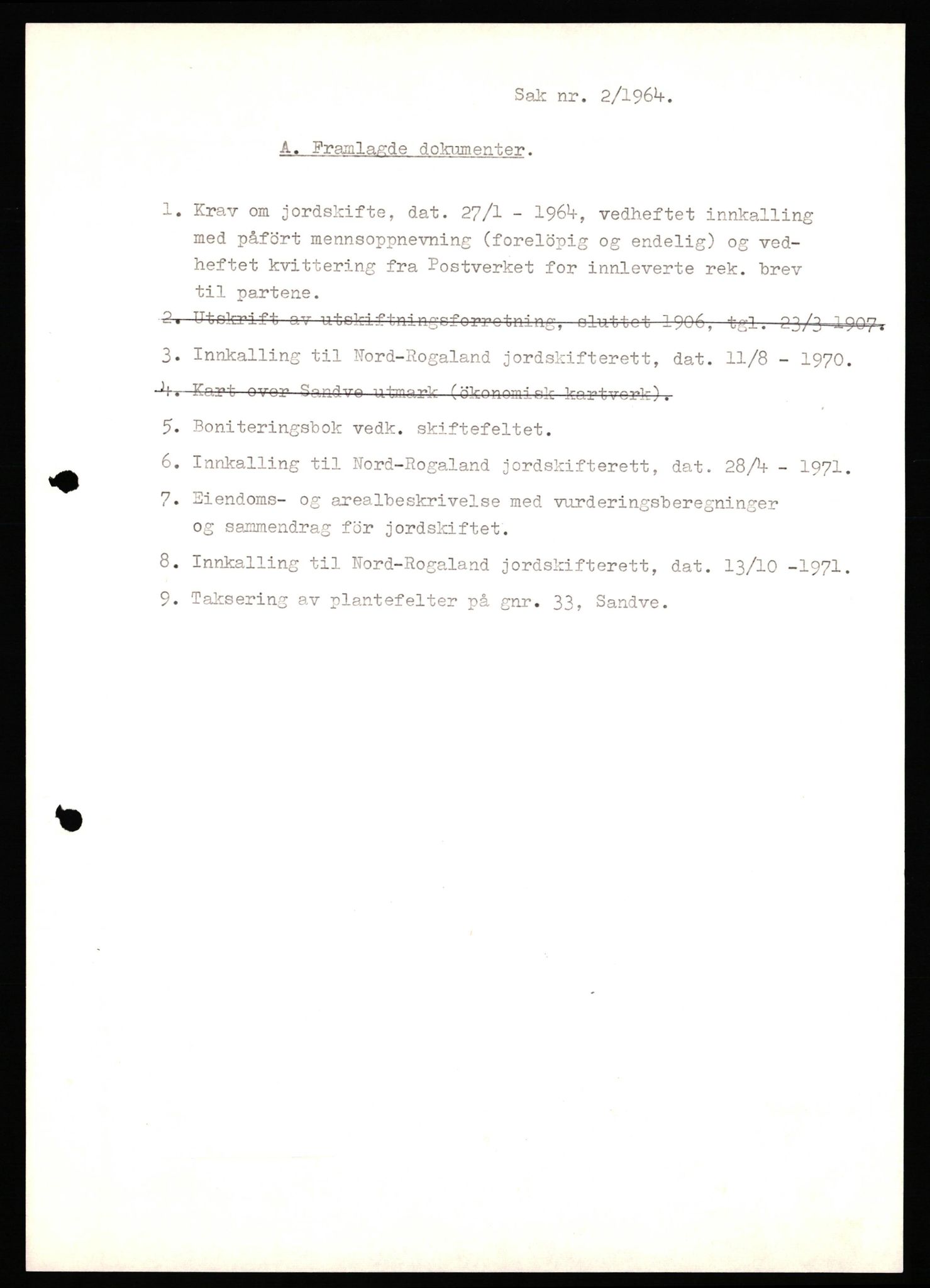 Nord-Rogaland jordskifterett, SAST/A-102427/Oc/L0008: Karmøy, 1955-1976, s. 103