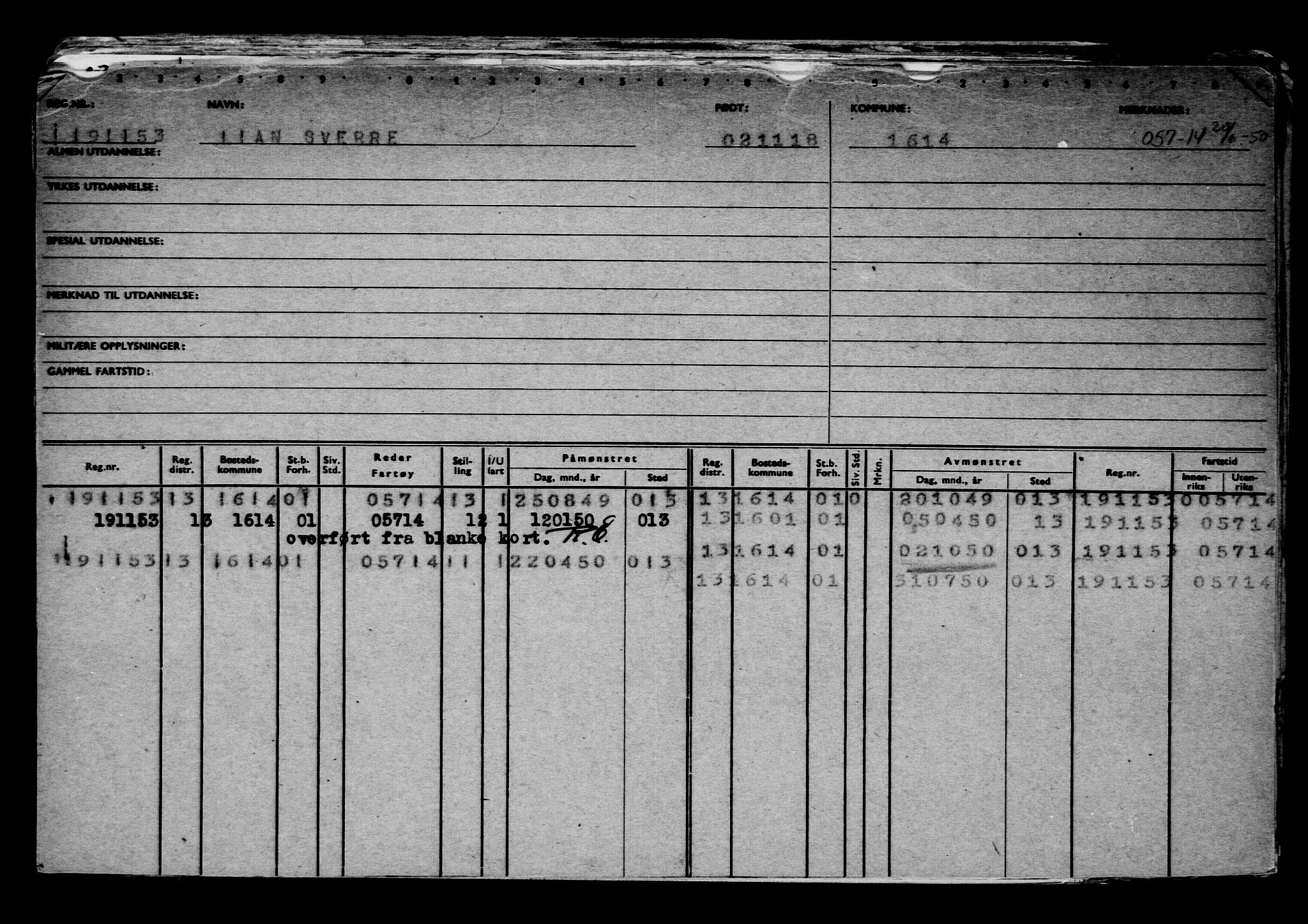 Direktoratet for sjømenn, AV/RA-S-3545/G/Gb/L0163: Hovedkort, 1918, s. 683