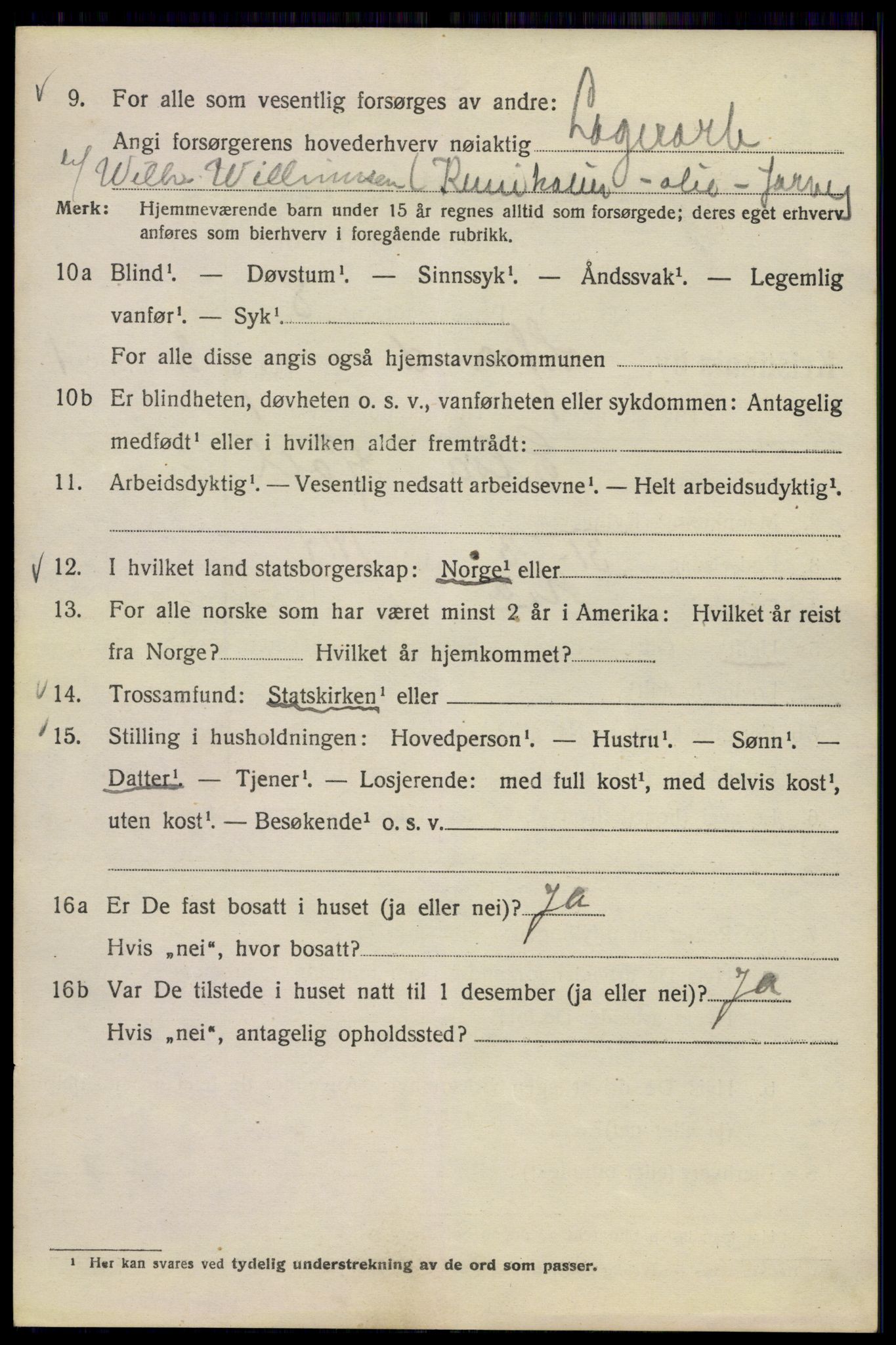 SAO, Folketelling 1920 for 0301 Kristiania kjøpstad, 1920, s. 550848