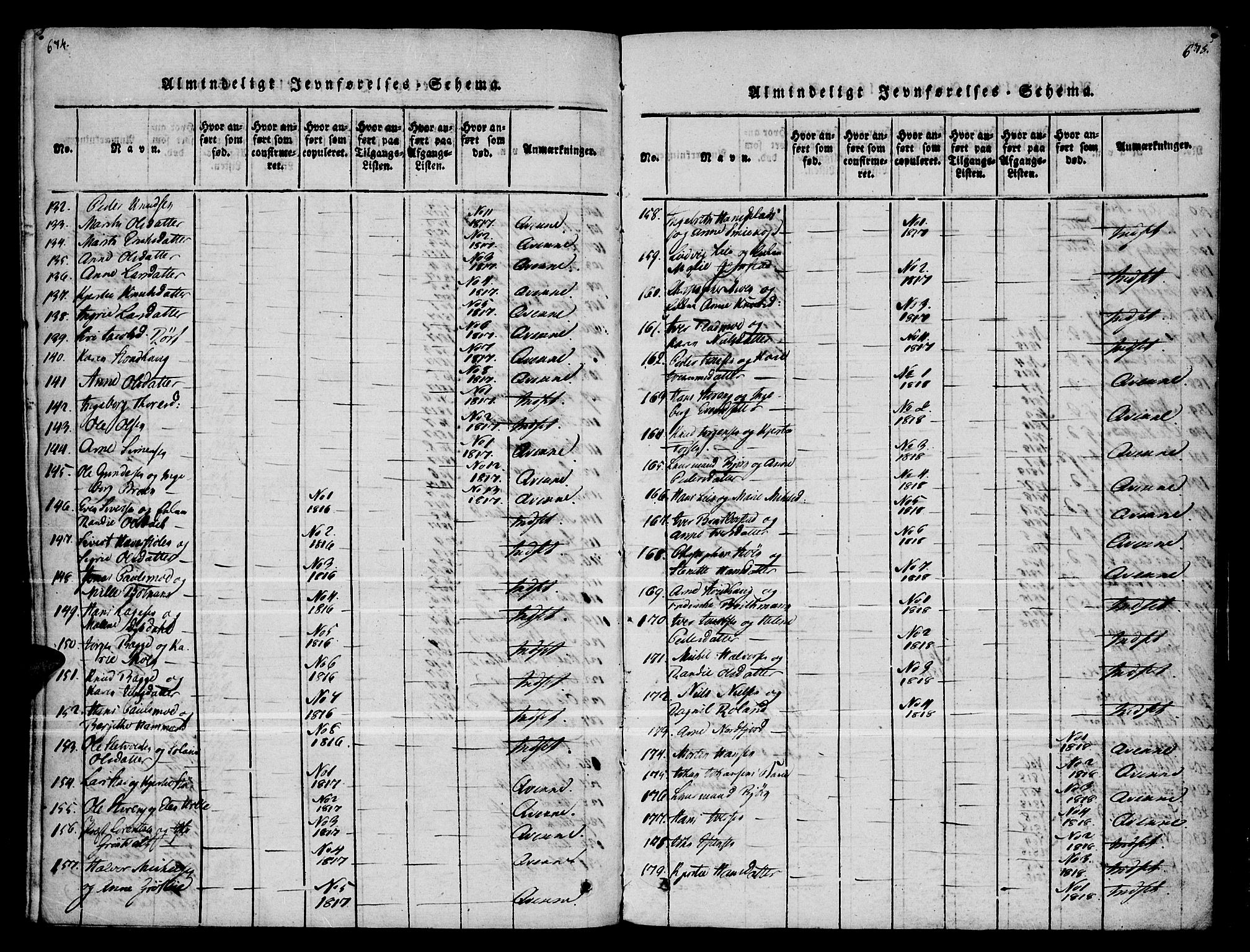 Kvikne prestekontor, AV/SAH-PREST-064/H/Ha/Haa/L0004: Ministerialbok nr. 4, 1815-1840, s. 674-675