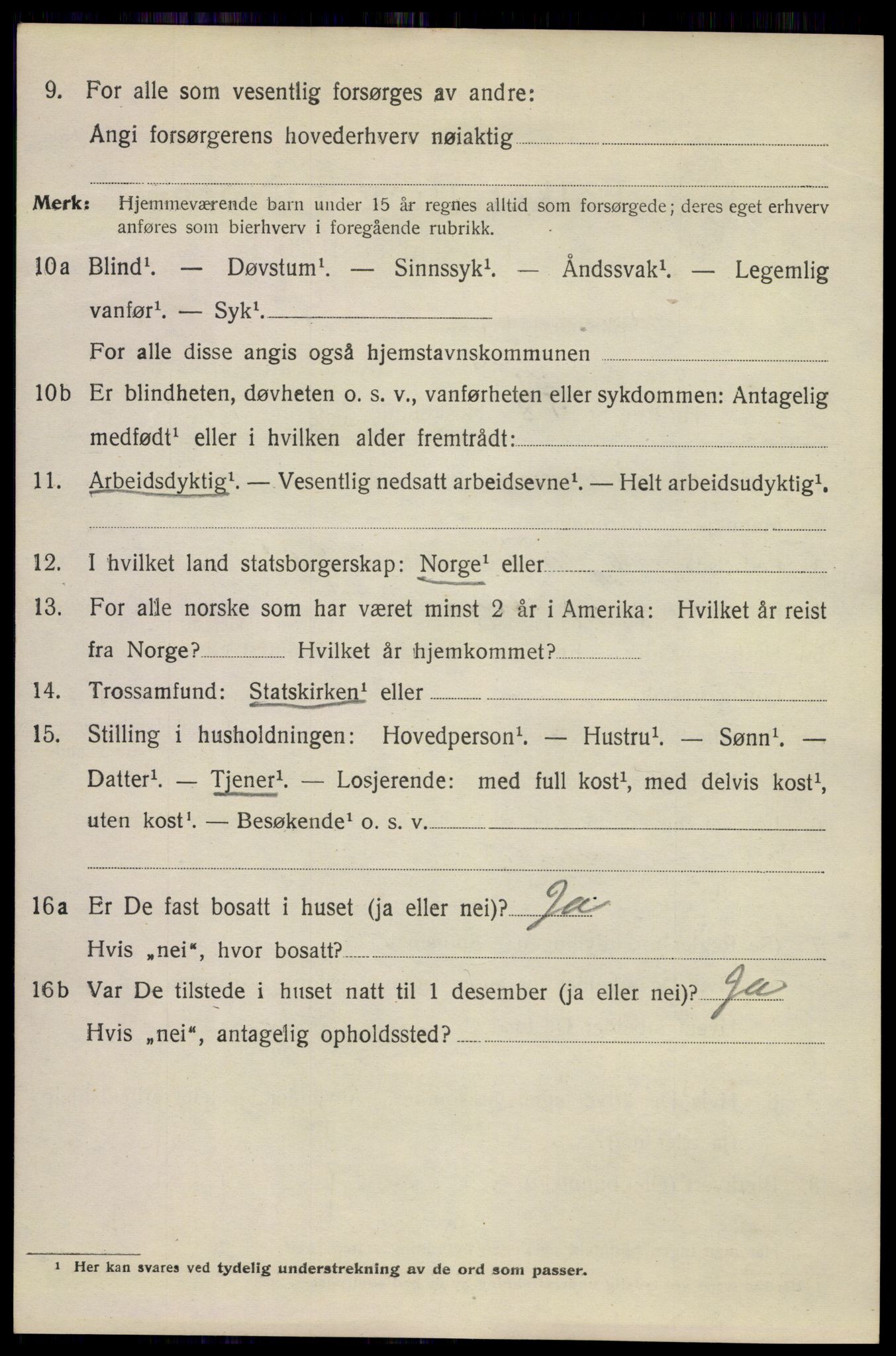 SAKO, Folketelling 1920 for 0801 Kragerø kjøpstad, 1920, s. 13000