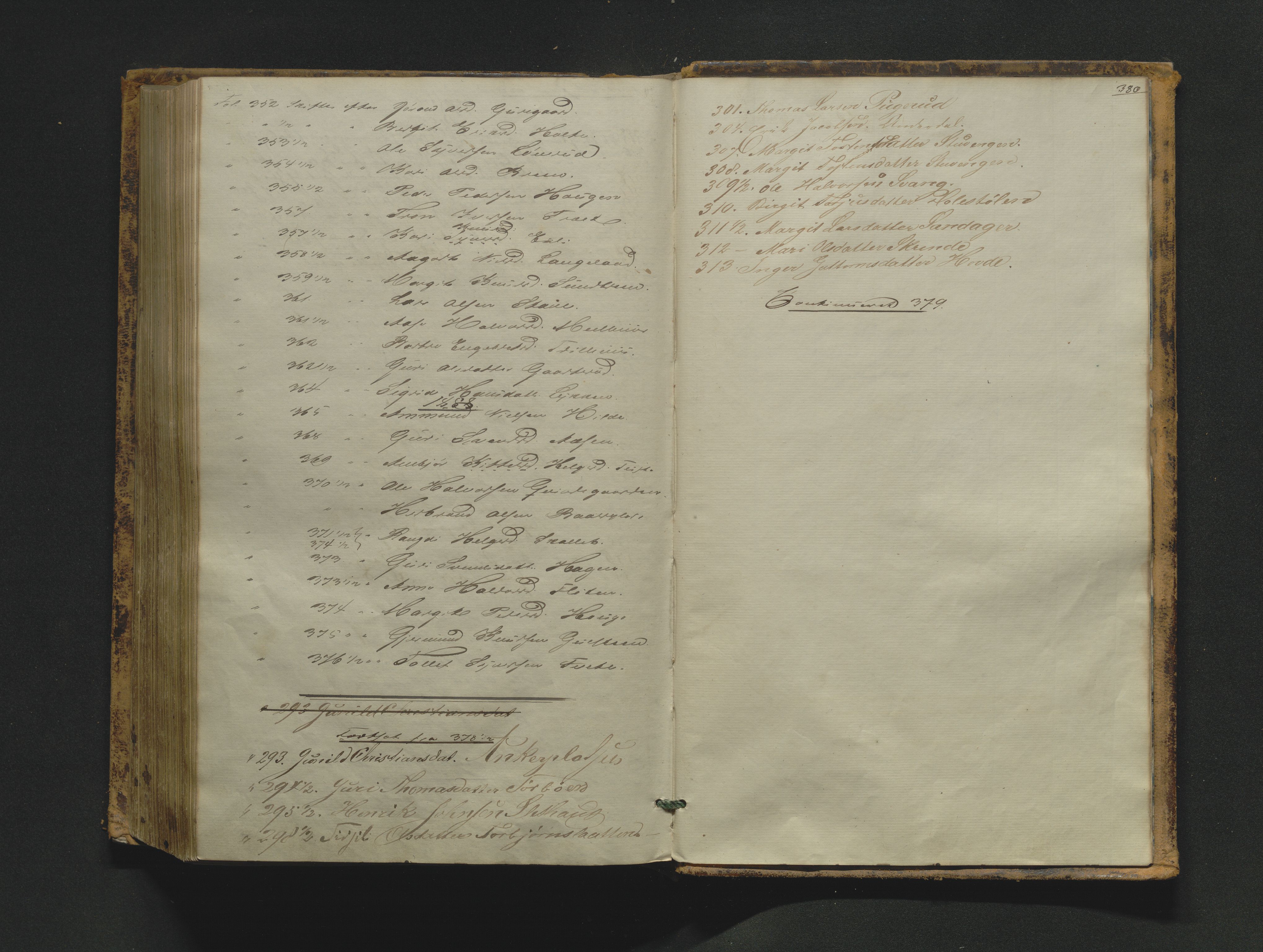 Hallingdal sorenskriveri, AV/SAKO-A-121/H/Hb/Hbd/L0001: Skifteutlodningsprotokoll, 1849-1858, s. 380