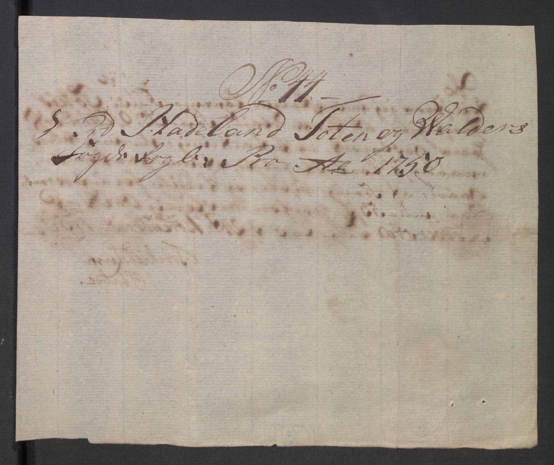 Rentekammeret inntil 1814, Reviderte regnskaper, Fogderegnskap, RA/EA-4092/R18/L1348: Fogderegnskap Hadeland, Toten og Valdres, 1750-1751, s. 183