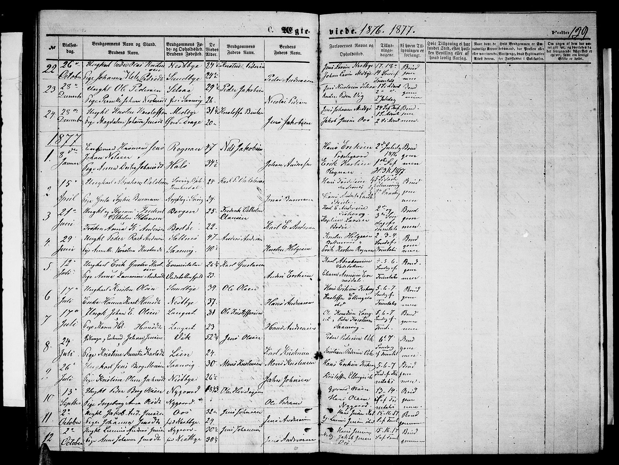 Ministerialprotokoller, klokkerbøker og fødselsregistre - Nordland, AV/SAT-A-1459/847/L0679: Klokkerbok nr. 847C07, 1870-1888, s. 139