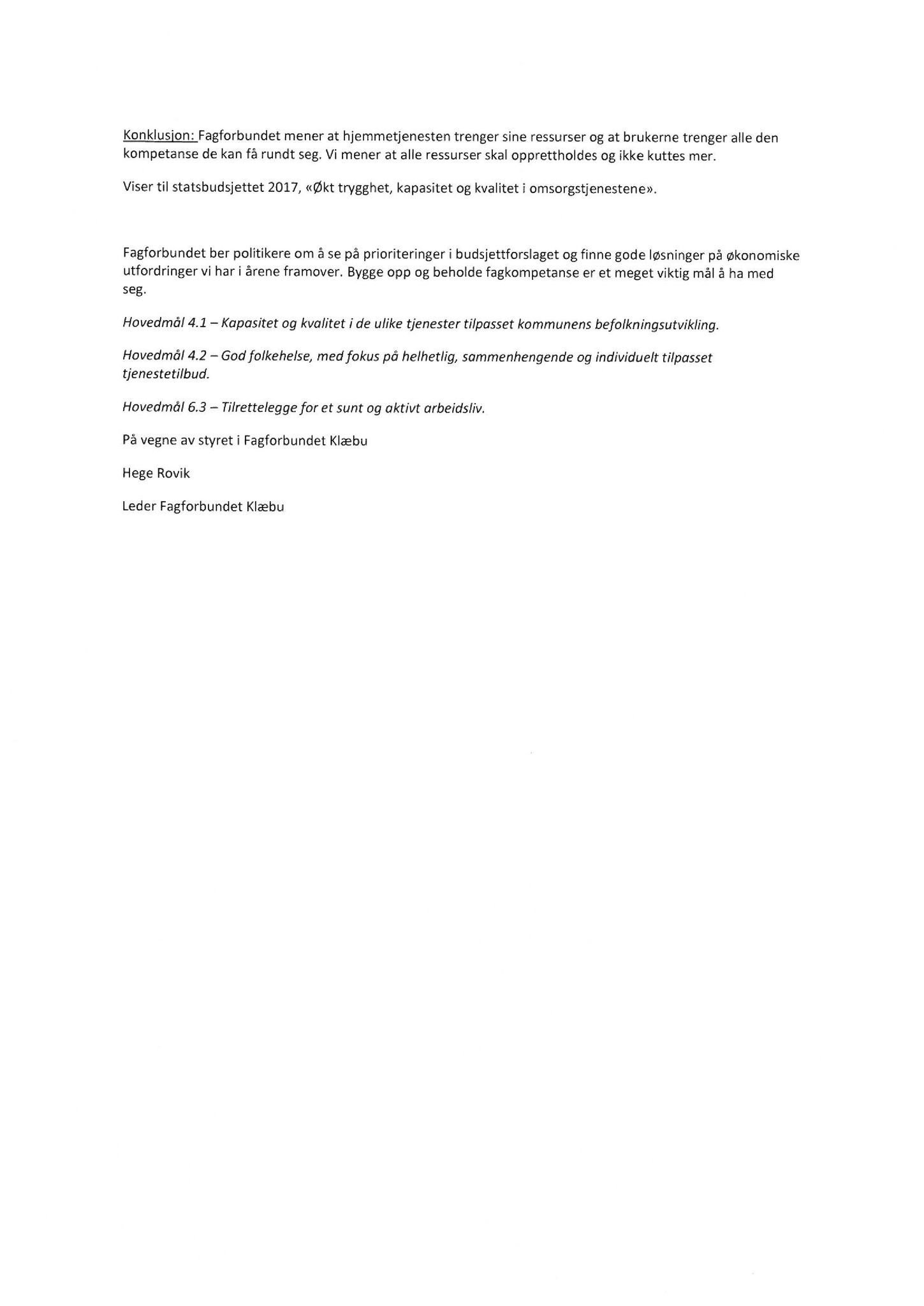 Klæbu Kommune, TRKO/KK/05-UOm/L008: Utvalg for omsorg - Møtedokumenter, 2017, s. 41