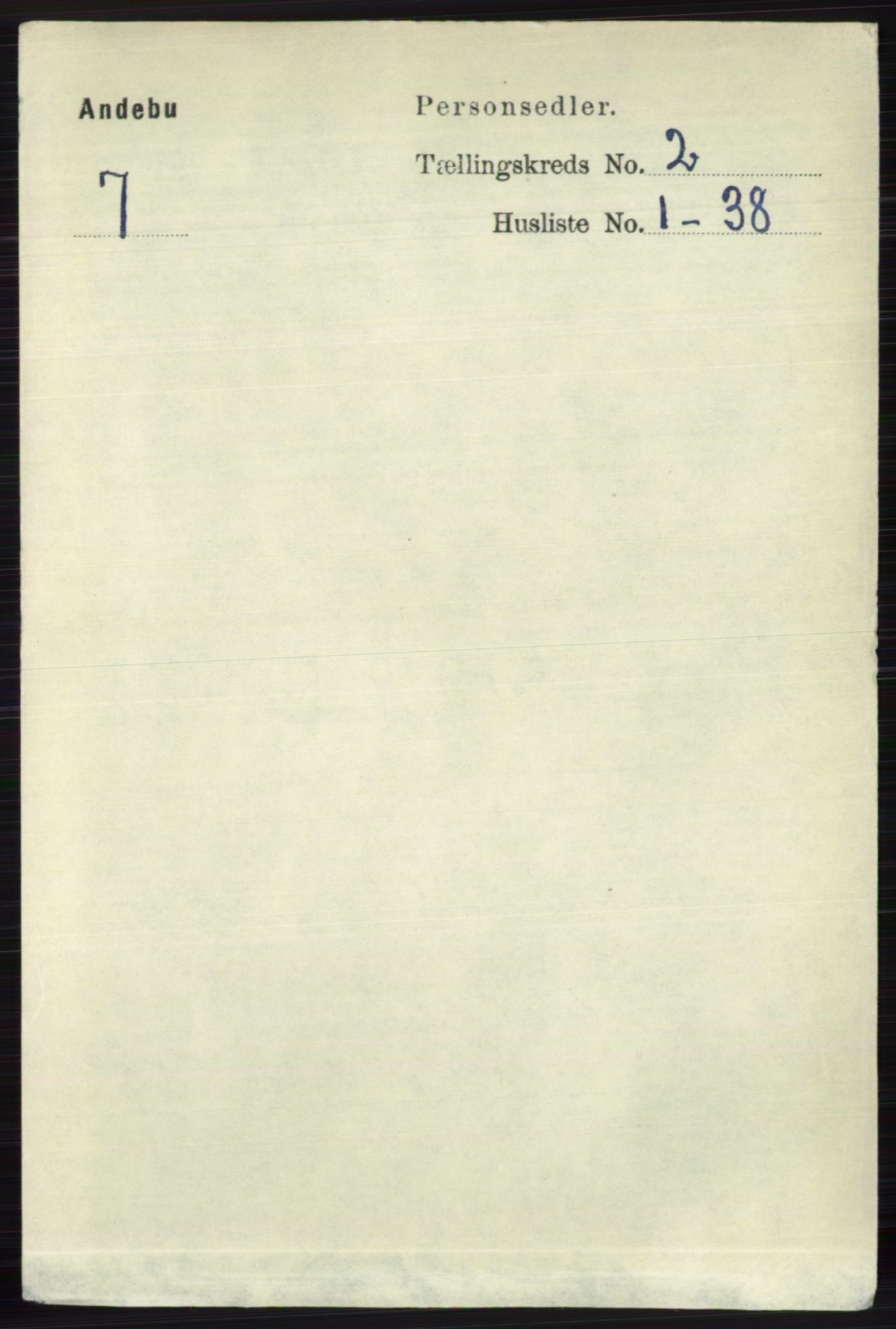 RA, Folketelling 1891 for 0719 Andebu herred, 1891, s. 899