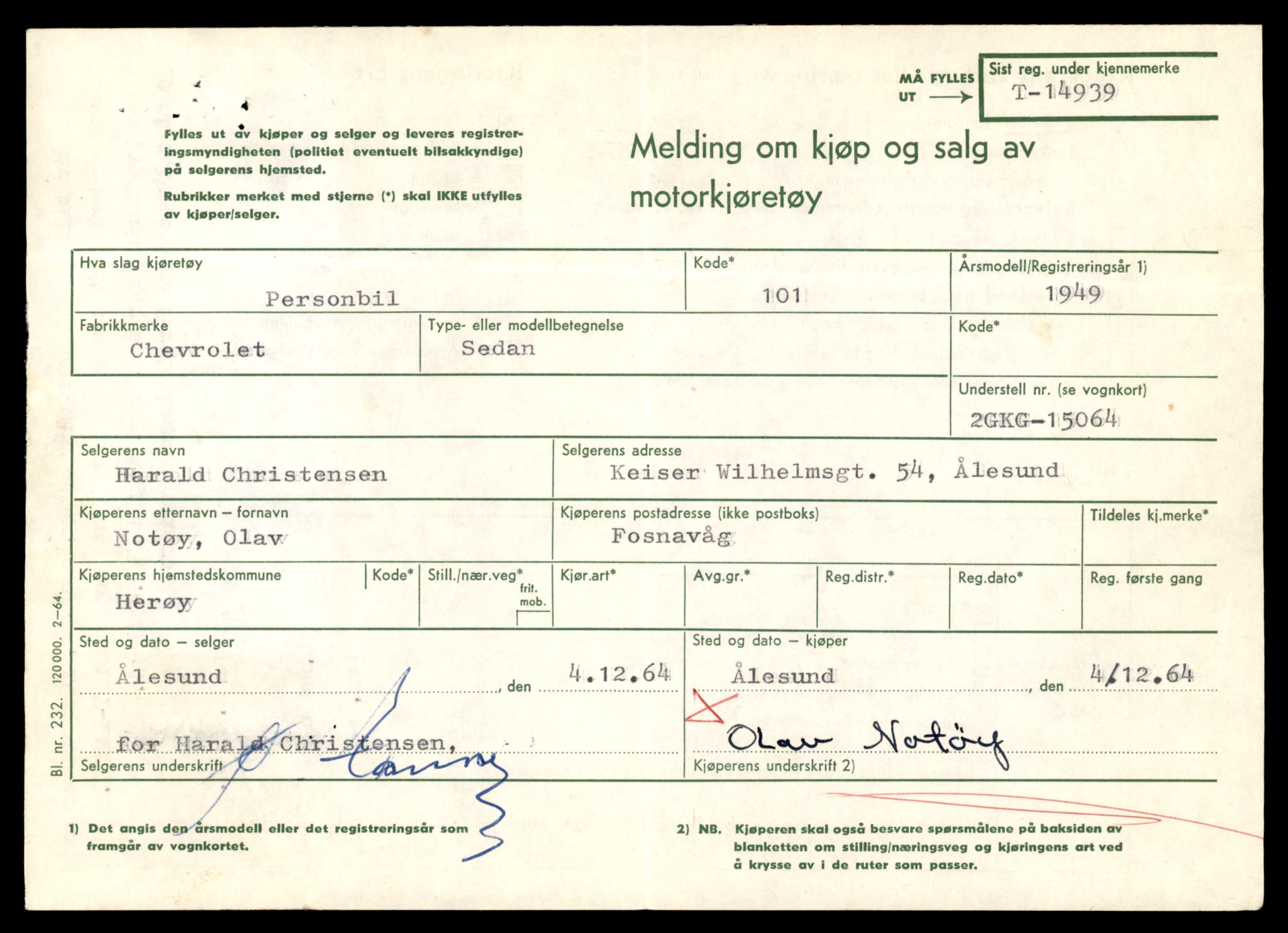 Møre og Romsdal vegkontor - Ålesund trafikkstasjon, AV/SAT-A-4099/F/Fe/L0049: Registreringskort for kjøretøy T 14864 - T 18613, 1927-1998, s. 1713