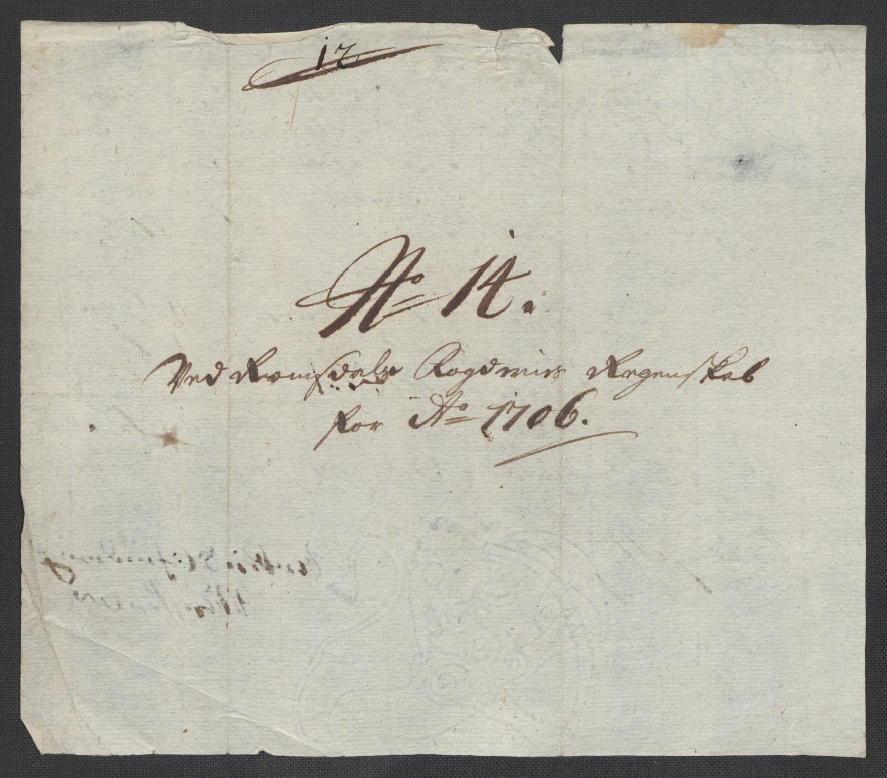 Rentekammeret inntil 1814, Reviderte regnskaper, Fogderegnskap, RA/EA-4092/R55/L3657: Fogderegnskap Romsdal, 1706, s. 128