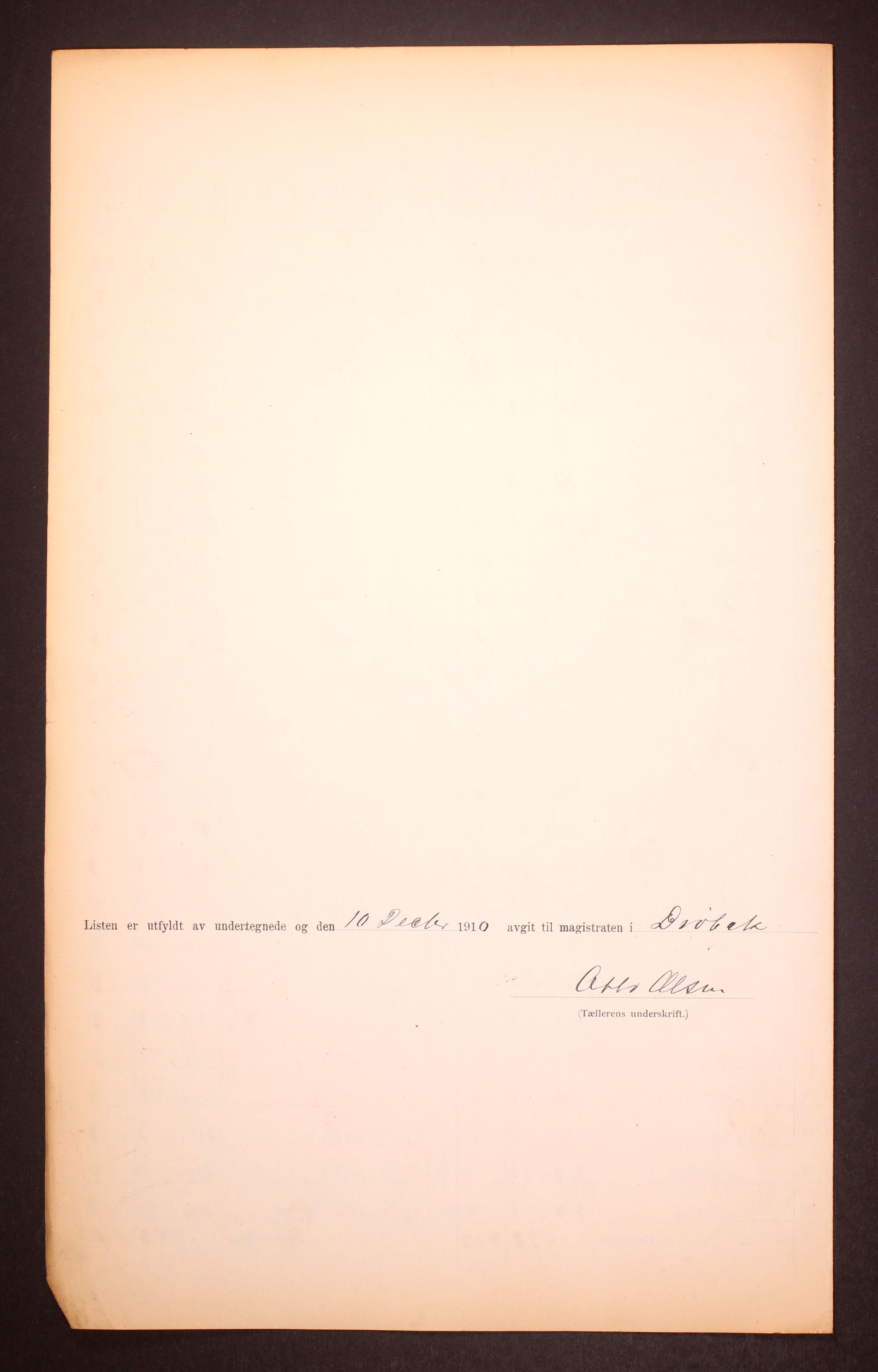 RA, Folketelling 1910 for 0203 Drøbak kjøpstad, 1910, s. 6