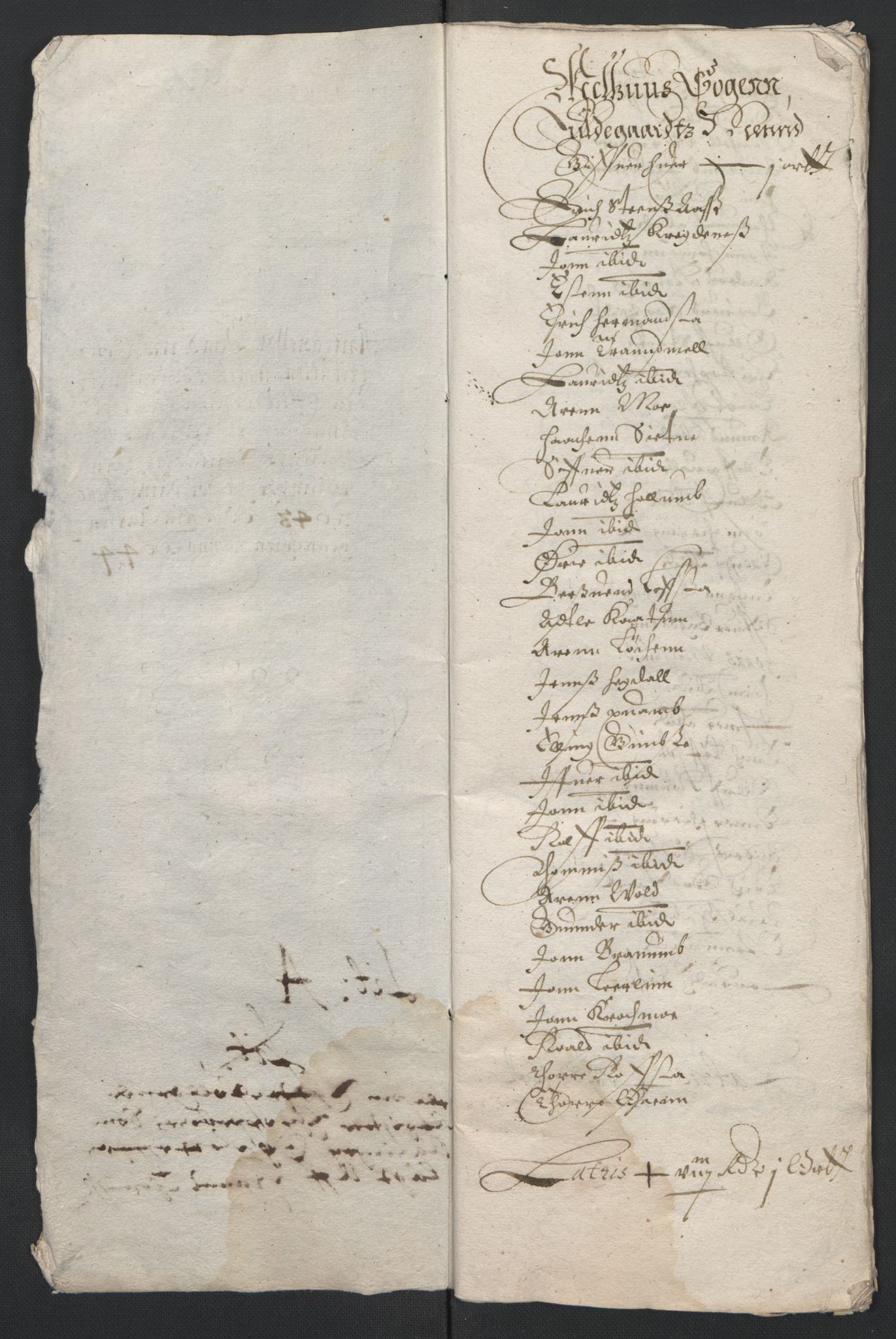 Rentekammeret inntil 1814, Reviderte regnskaper, Lensregnskaper, AV/RA-EA-5023/R/Rb/Rbw/L0080: Trondheim len, 1643-1644