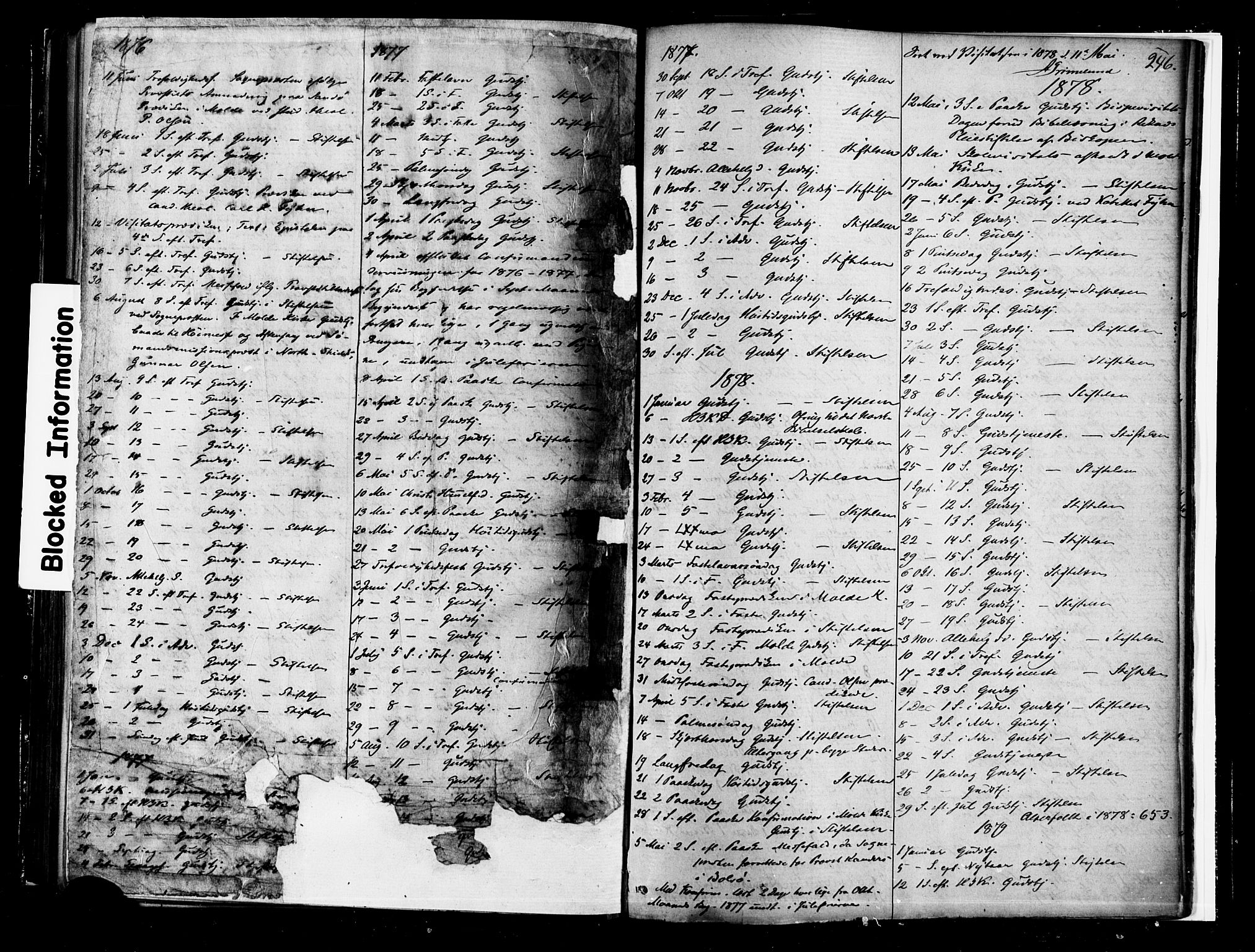 Ministerialprotokoller, klokkerbøker og fødselsregistre - Møre og Romsdal, AV/SAT-A-1454/558/L0691: Ministerialbok nr. 558A05, 1873-1886, s. 246