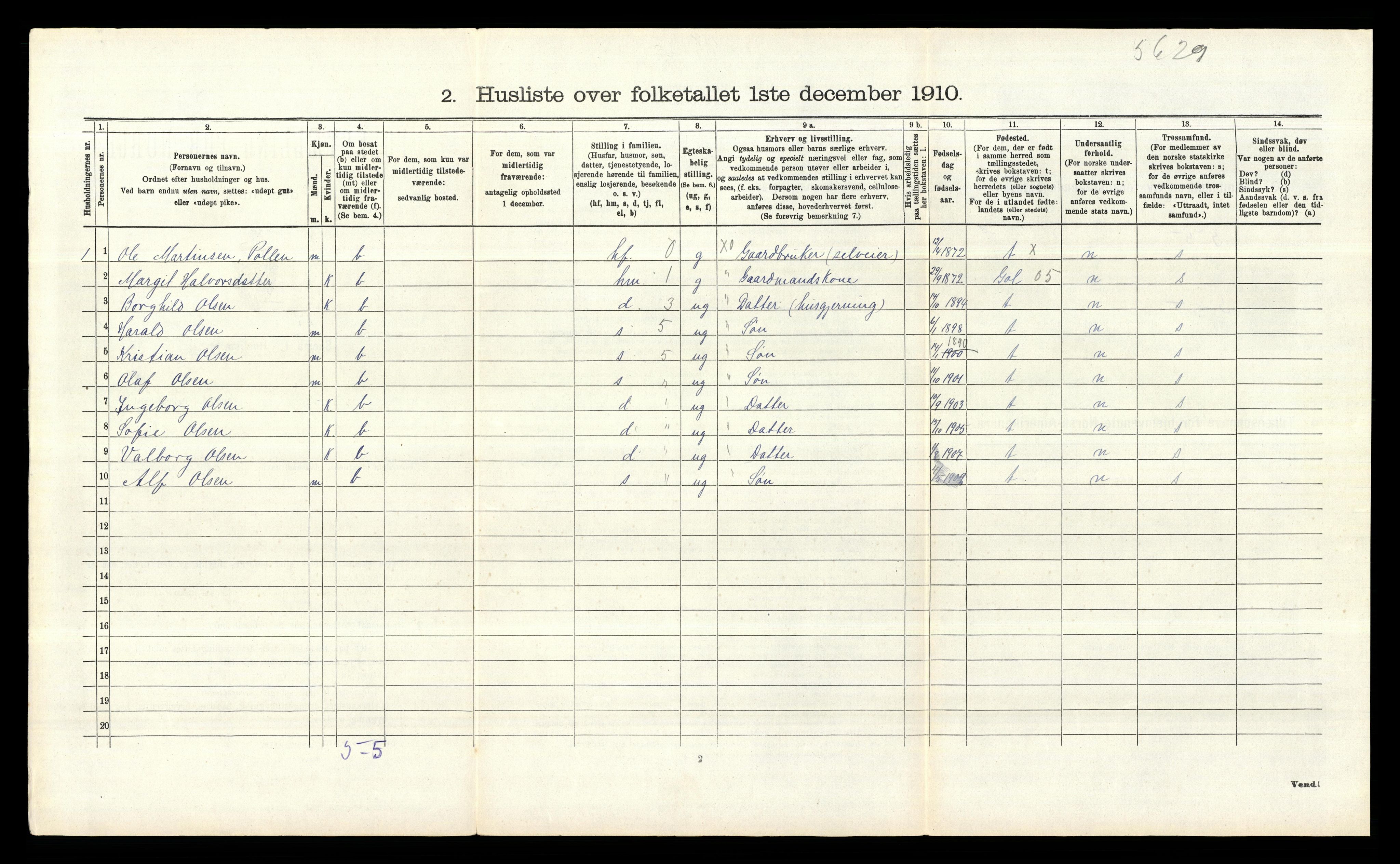 RA, Folketelling 1910 for 0136 Rygge herred, 1910, s. 451