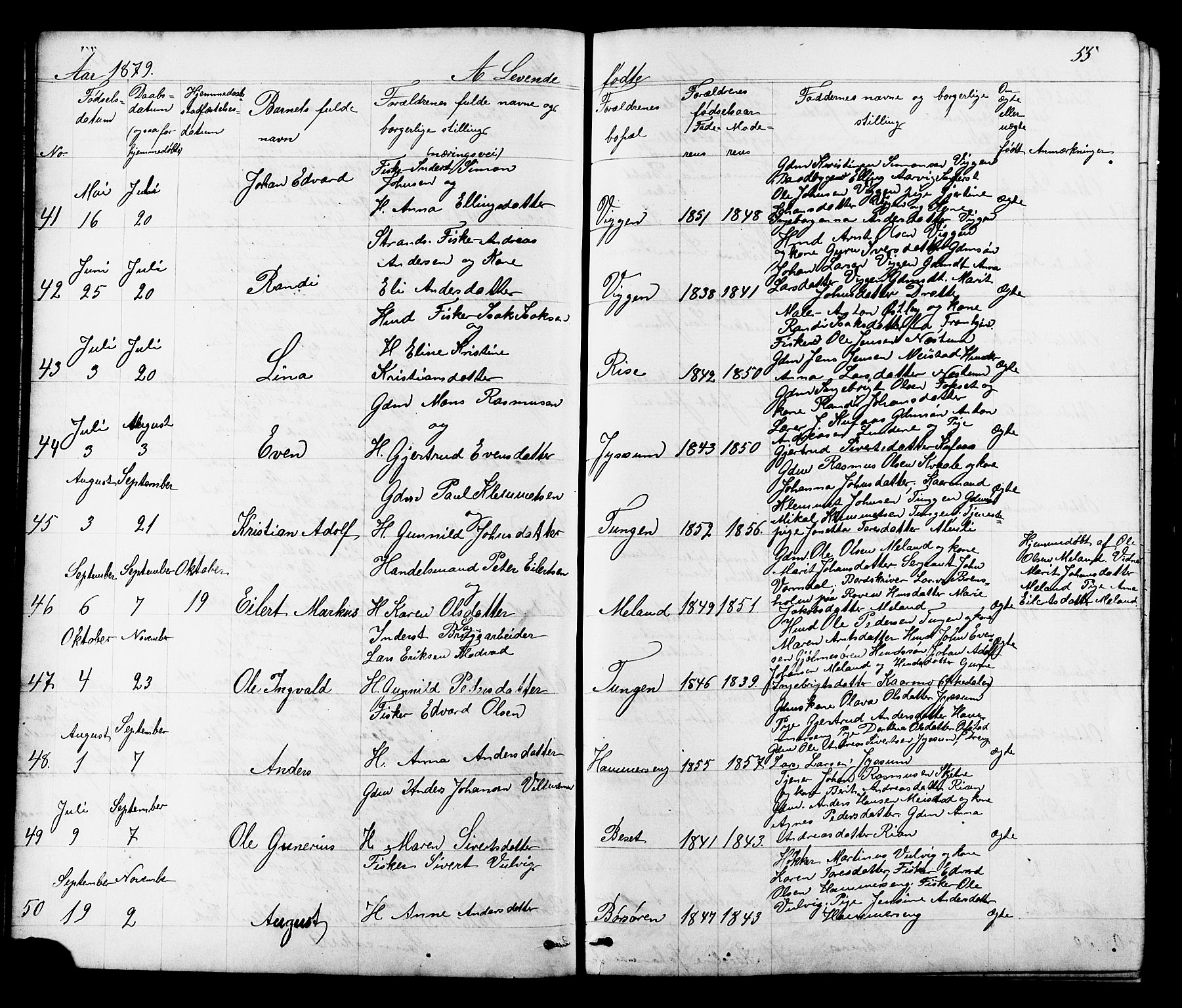 Ministerialprotokoller, klokkerbøker og fødselsregistre - Sør-Trøndelag, AV/SAT-A-1456/665/L0777: Klokkerbok nr. 665C02, 1867-1915, s. 55