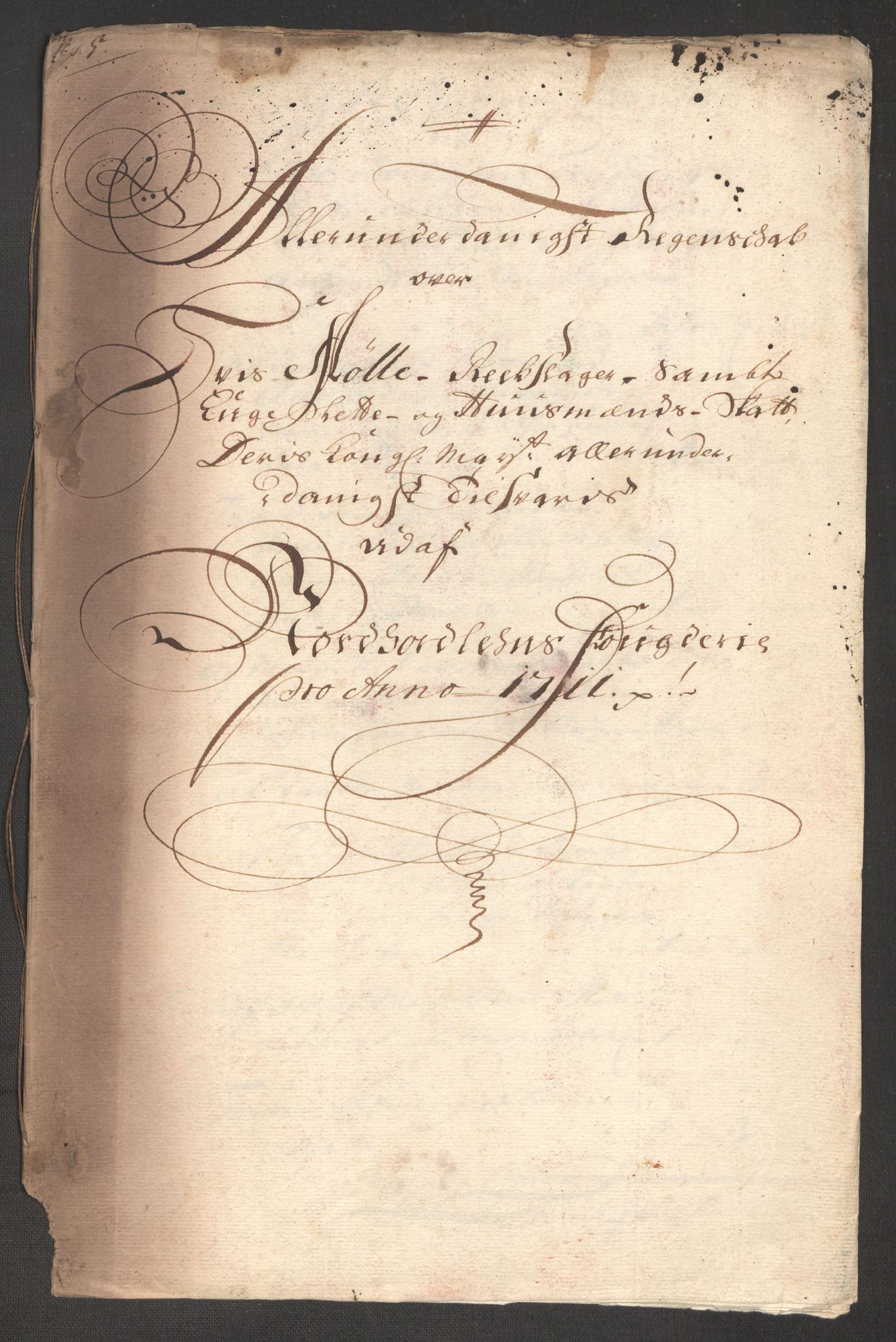Rentekammeret inntil 1814, Reviderte regnskaper, Fogderegnskap, RA/EA-4092/R51/L3192: Fogderegnskap Nordhordland og Voss, 1711, s. 150