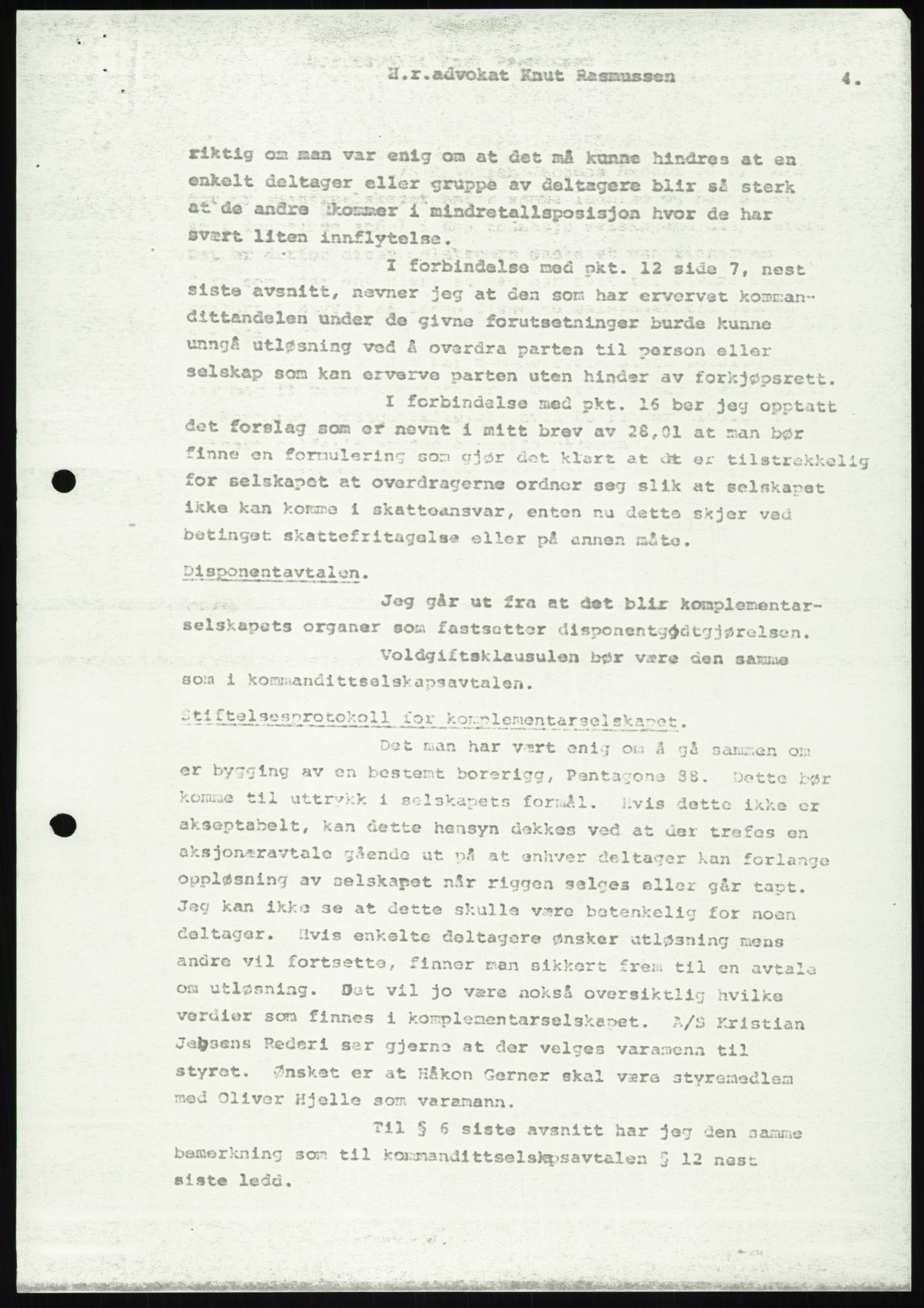 Pa 1503 - Stavanger Drilling AS, AV/SAST-A-101906/D/L0006: Korrespondanse og saksdokumenter, 1974-1984, s. 663