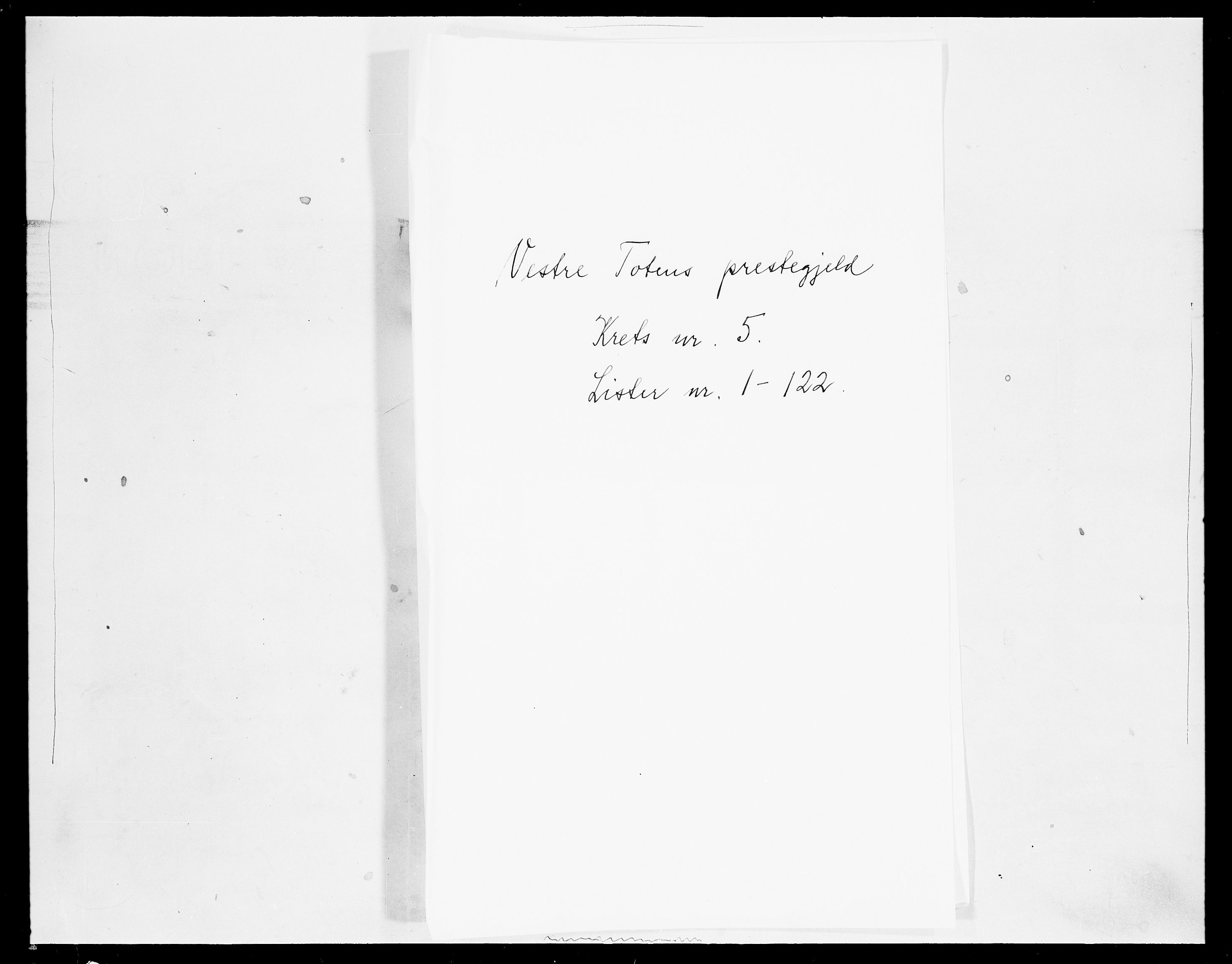 SAH, Folketelling 1875 for 0529P Vestre Toten prestegjeld, 1875, s. 906