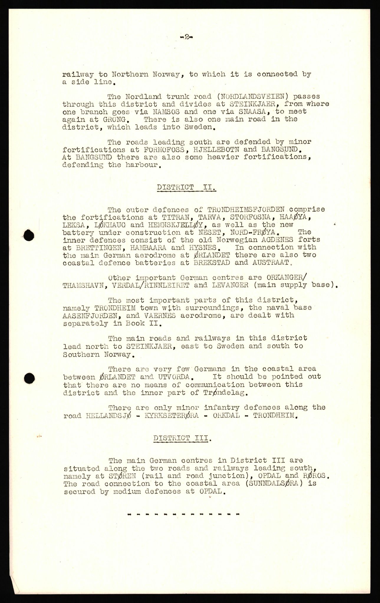 Forsvaret, Forsvarets overkommando II, AV/RA-RAFA-3915/D/Dd/L0010: Nord- og Sør-Trøndelag, 1942-1945, s. 5