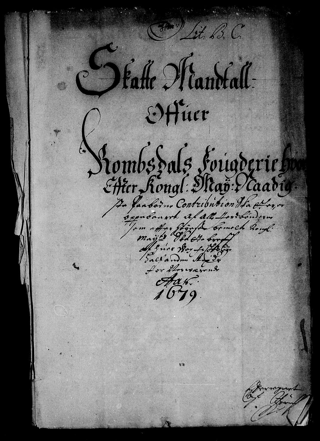 Rentekammeret inntil 1814, Reviderte regnskaper, Stiftamtstueregnskaper, Trondheim stiftamt og Nordland amt, AV/RA-EA-6044/R/Re/L0056: Trondheim stiftamt og Nordland amt, 1675-1679