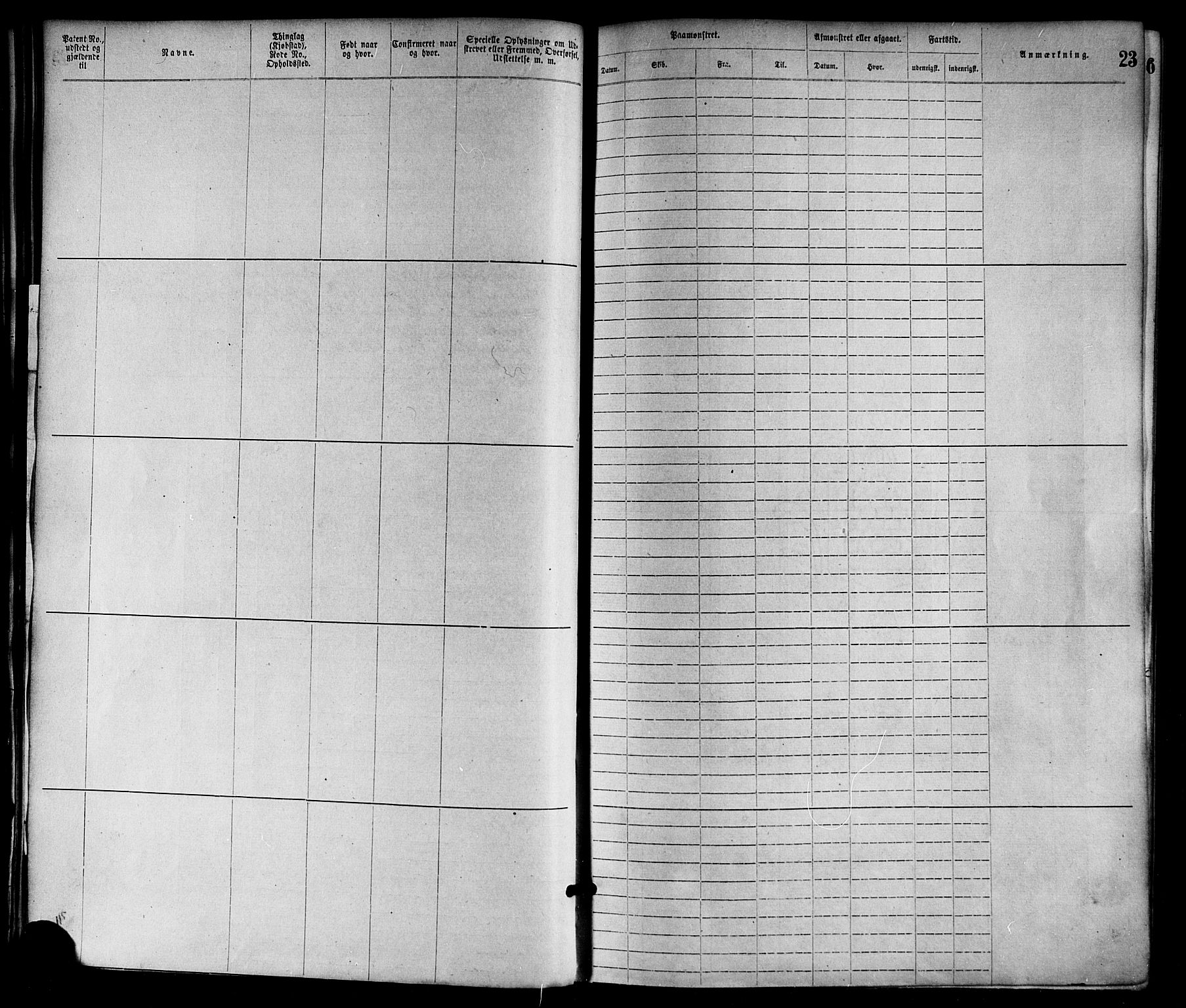 Lillesand mønstringskrets, SAK/2031-0014/F/Fa/L0004: Annotasjonsrulle nr 1-1920 med register, G-1, 1869-1891, s. 45