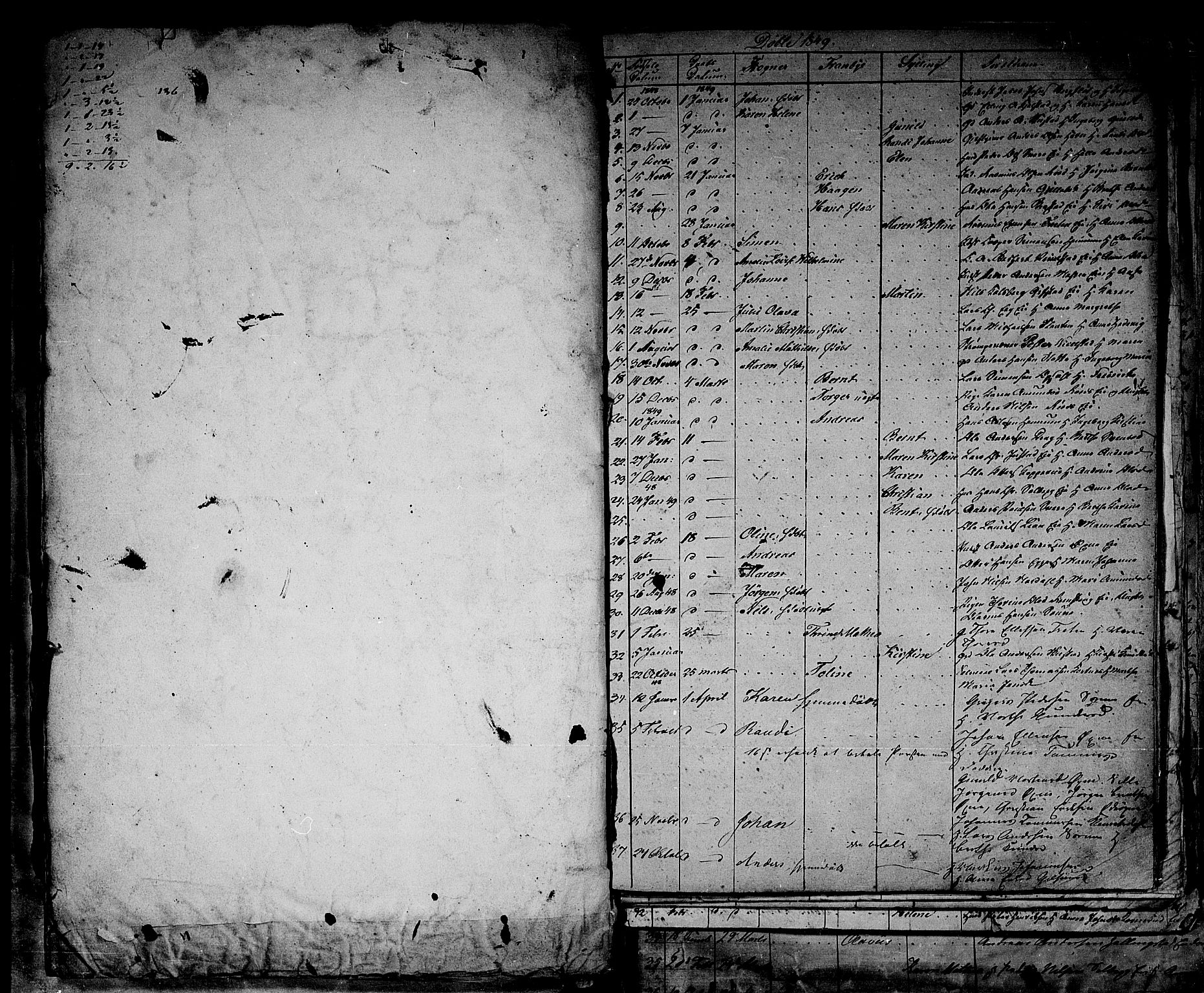 Lier kirkebøker, AV/SAKO-A-230/G/Ga/L0002: Klokkerbok nr. I 2, 1841-1862, s. 56