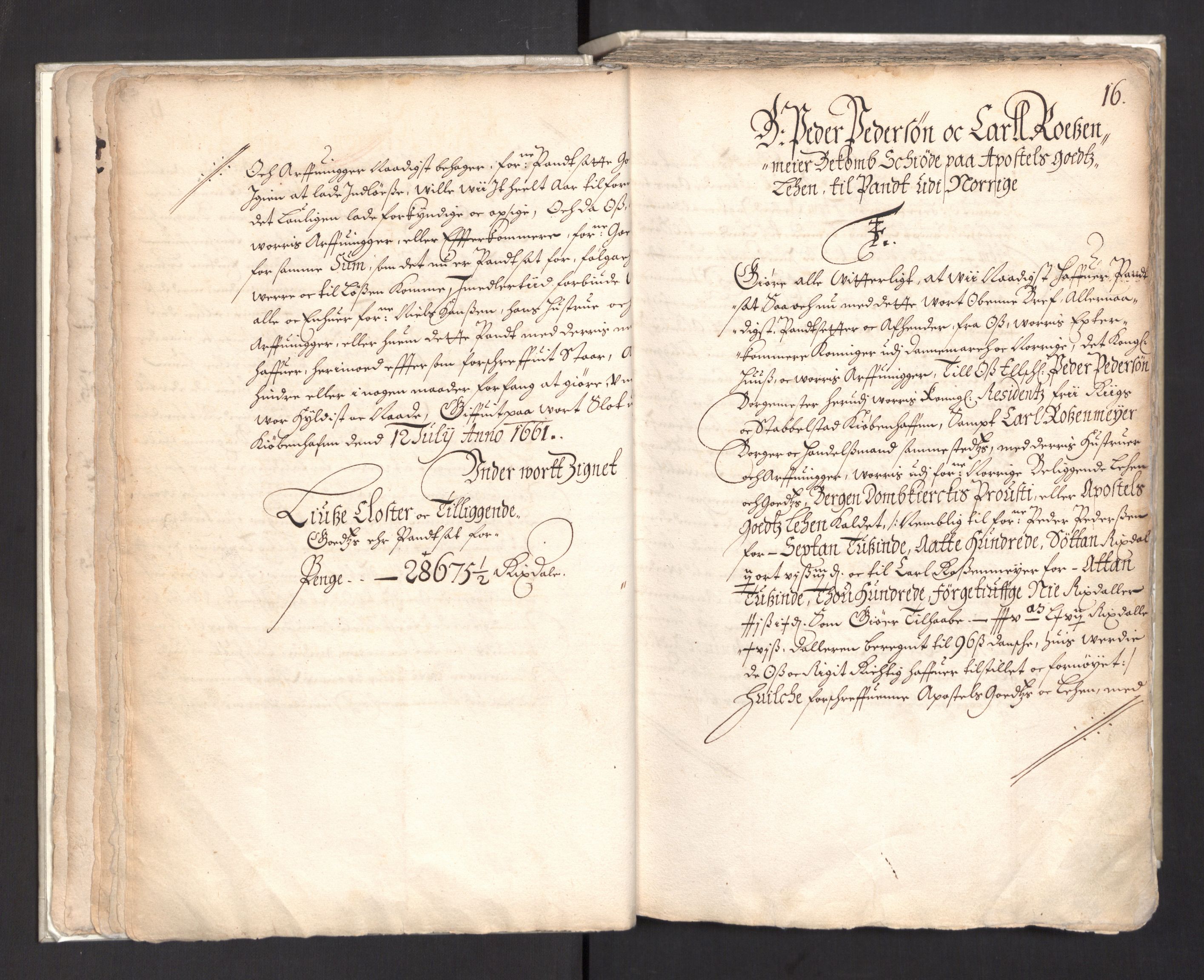Rentekammeret, Kammerkanselliet, RA/EA-3111/G/Gg/Ggj/Ggja/L0003: Skjøtebok Oa (13), 1661-1669, s. 20