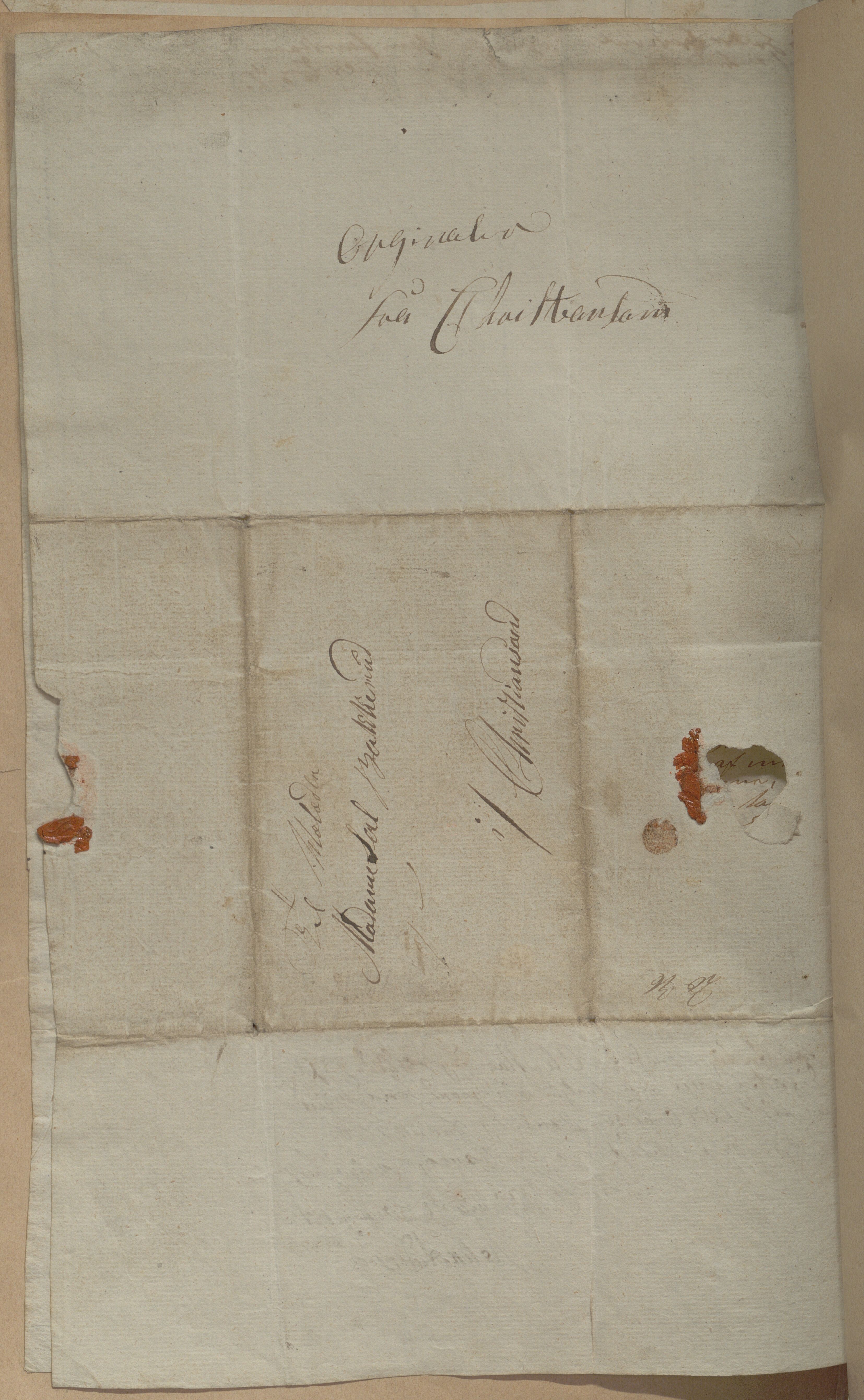 Heggtveitsamlingen, TMF/A-1007/H/L0050: Innbundne brev, Ms A, med innlagt registratur. , 1800-1850