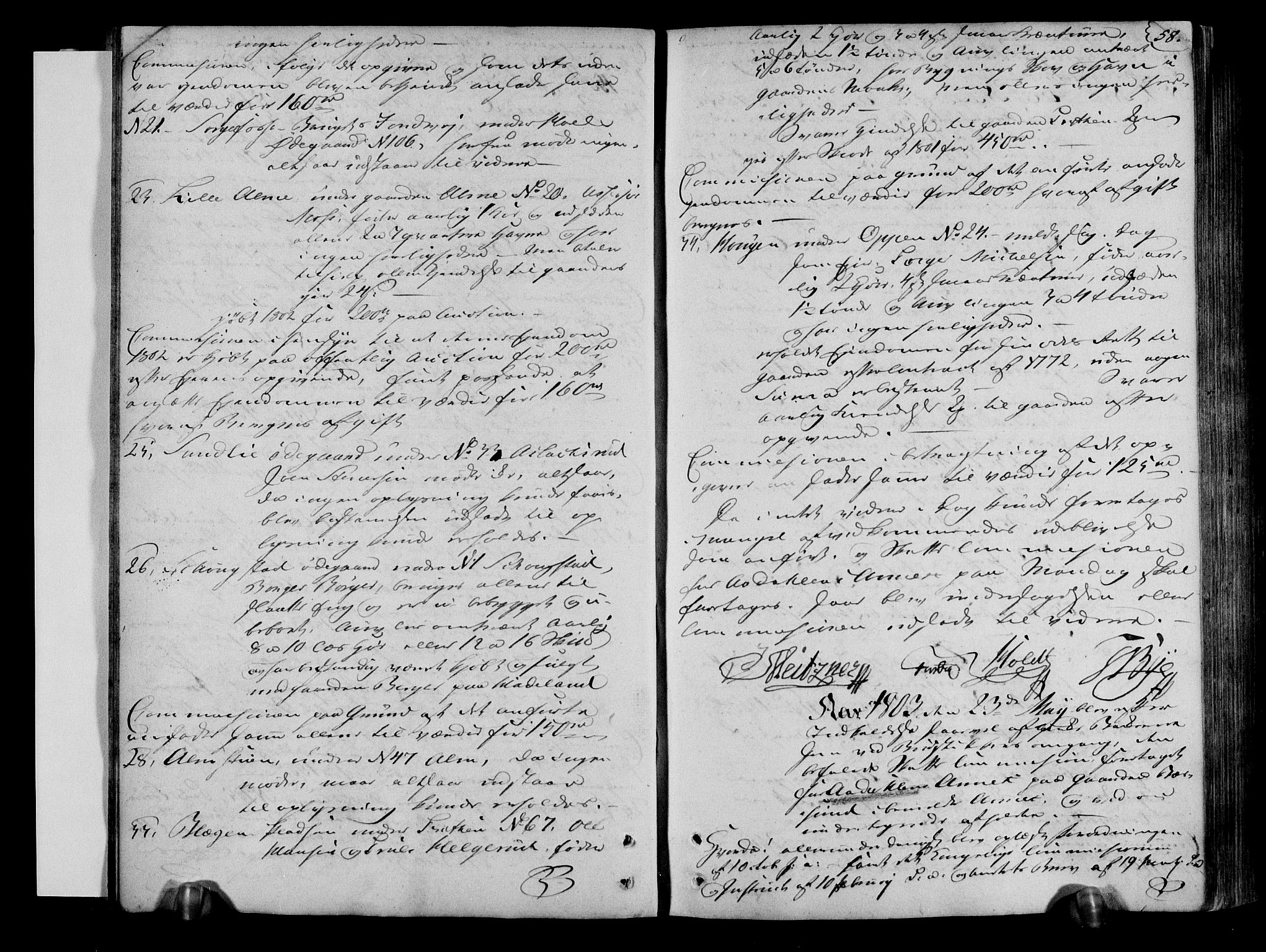 Rentekammeret inntil 1814, Realistisk ordnet avdeling, AV/RA-EA-4070/N/Ne/Nea/L0044: Ringerike og Hallingdal fogderi. Deliberasjonsprotokoll, 1803, s. 60